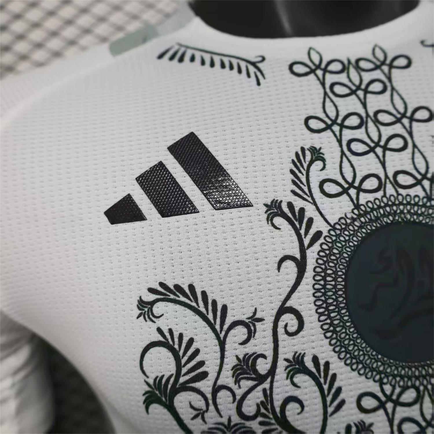 Algeria 25-26 Grey Plant White Special Jersey - Player Version - Unitedfutballjersey