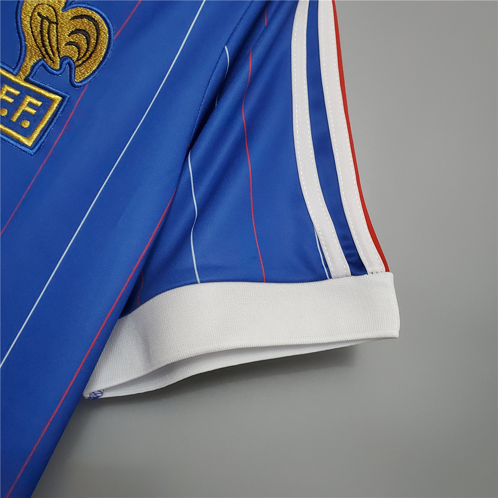 Retro France 1982 Home Stadium Jersey - Unitedfutballjersey