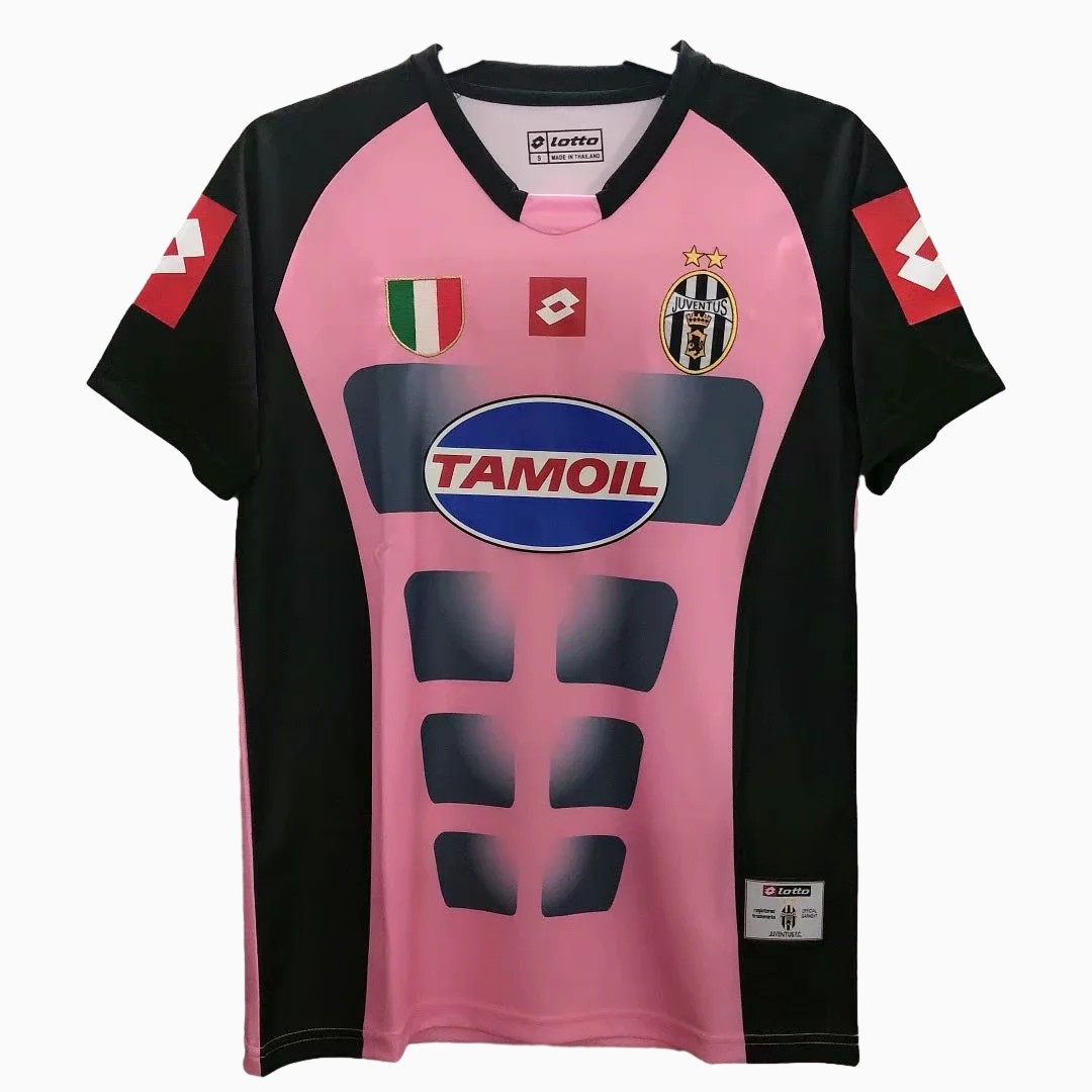 Retro Juventus 2002-03 Pink Goalkeeper Jersey - Unitedfutballjersey