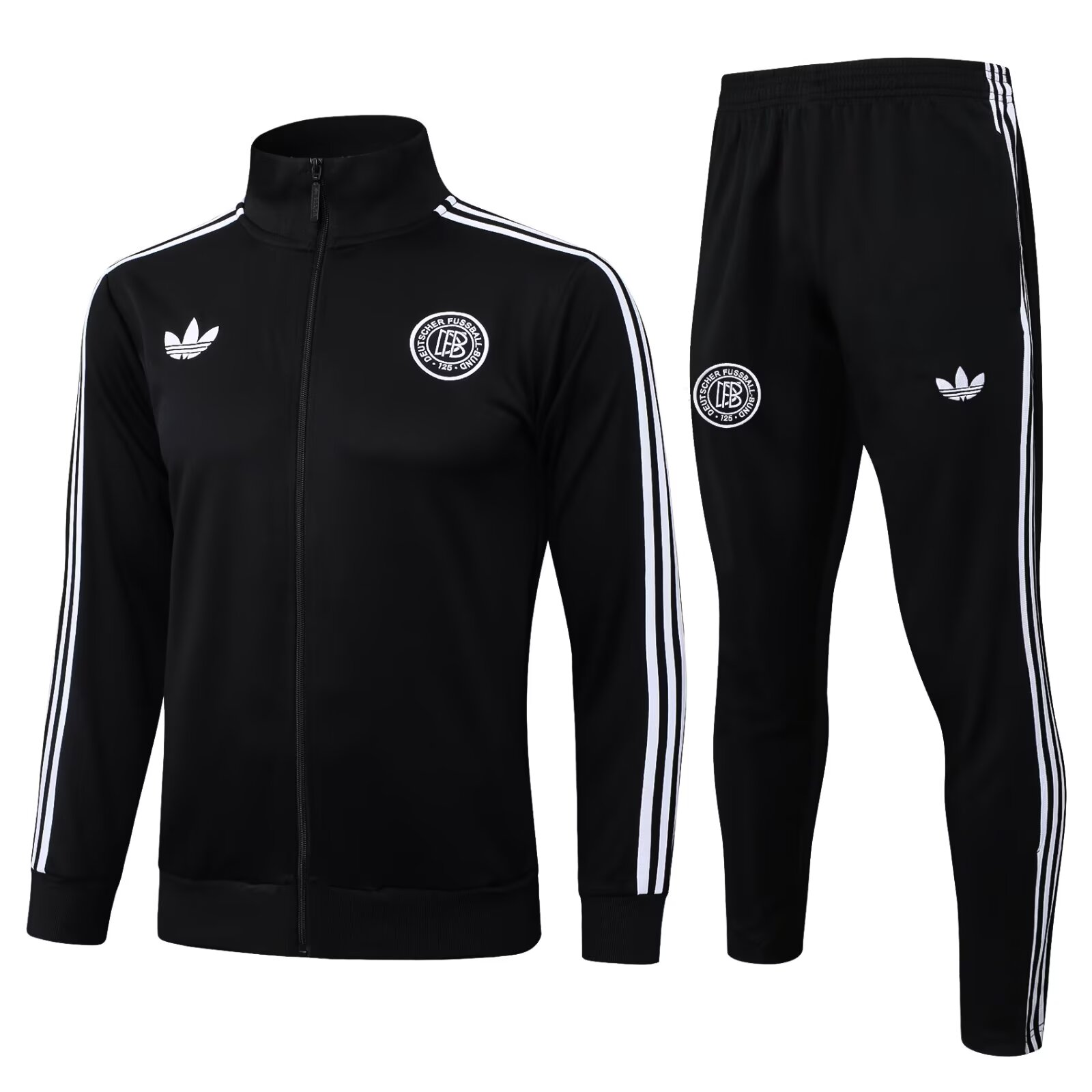 Germany 125-Year Anniversary Commemorative Edition Jacket Training Tracksuit - Black - Unitedfutballjersey