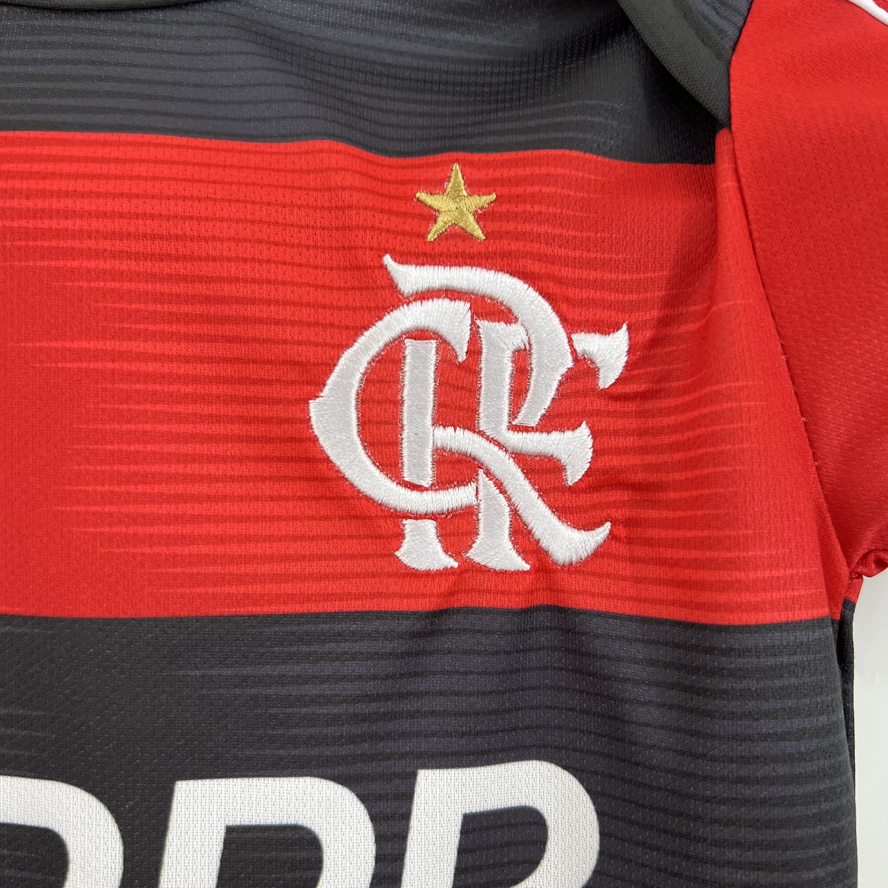 Flamengo 23-24 Home Stadium Baby Crawling Suit - Unitedfutballjersey