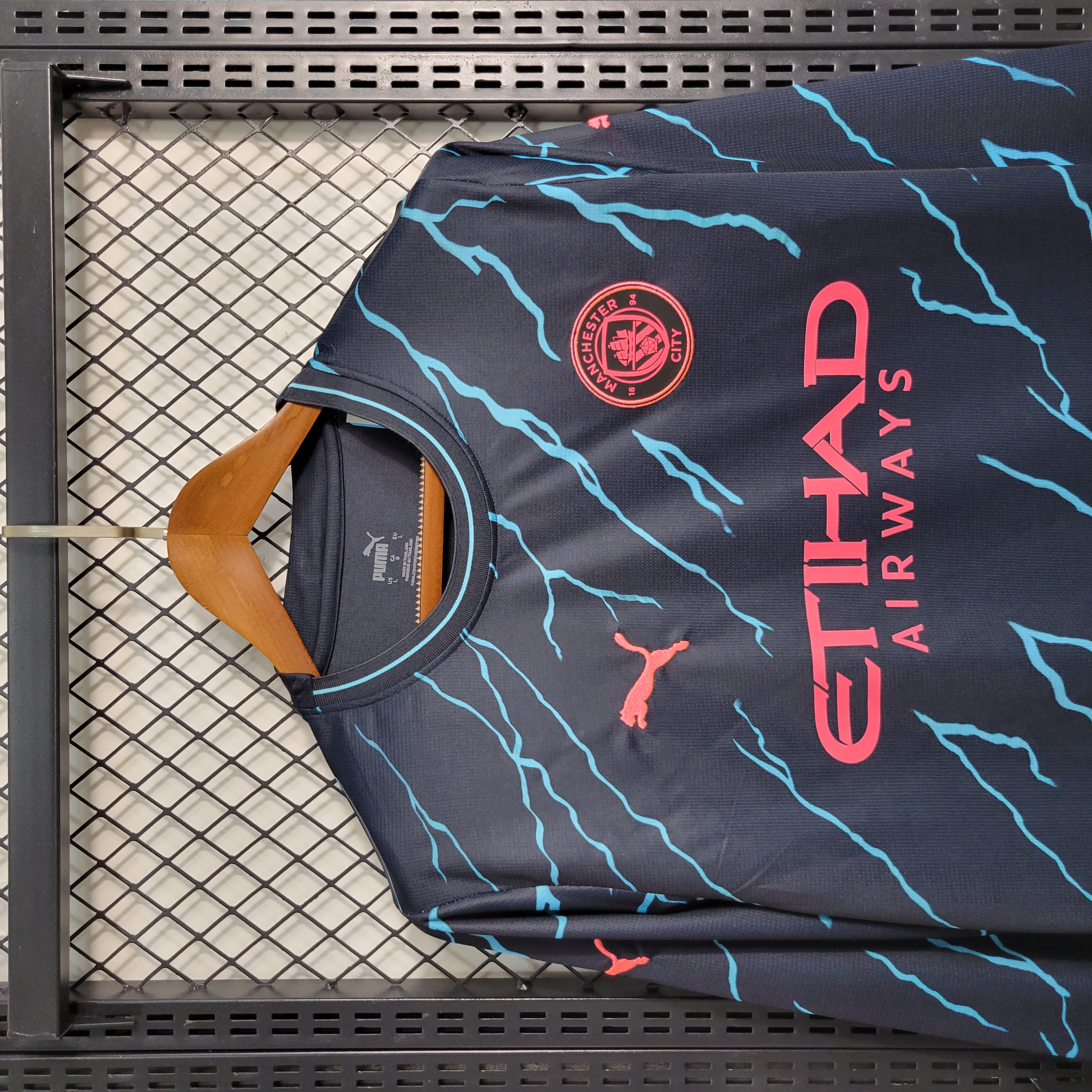 Manchester City 23-24 Third Long Sleeve Jersey - Fans Version - Unitedfutballjersey