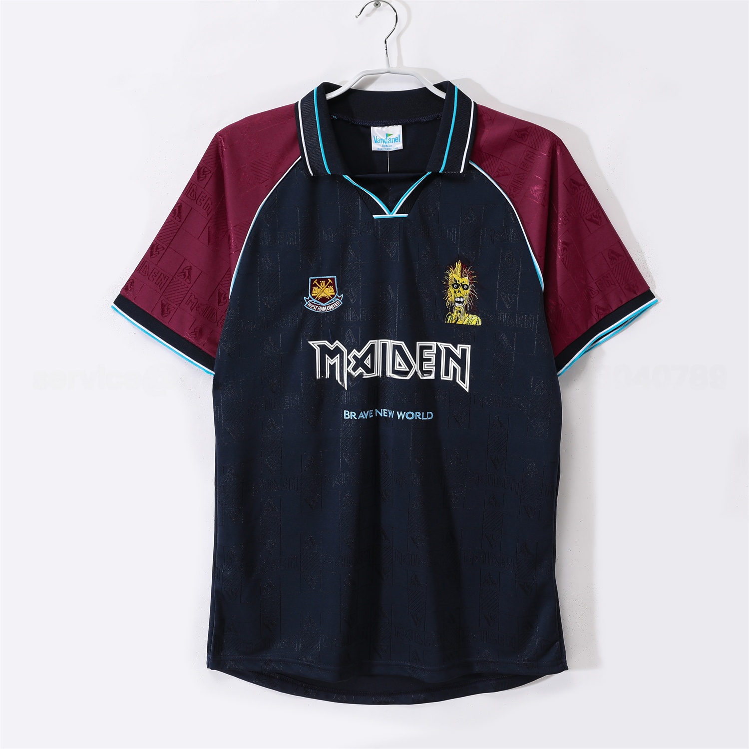 Retro West Ham United 1999 Iron Maiden Home Jersey - Unitedfutballjersey