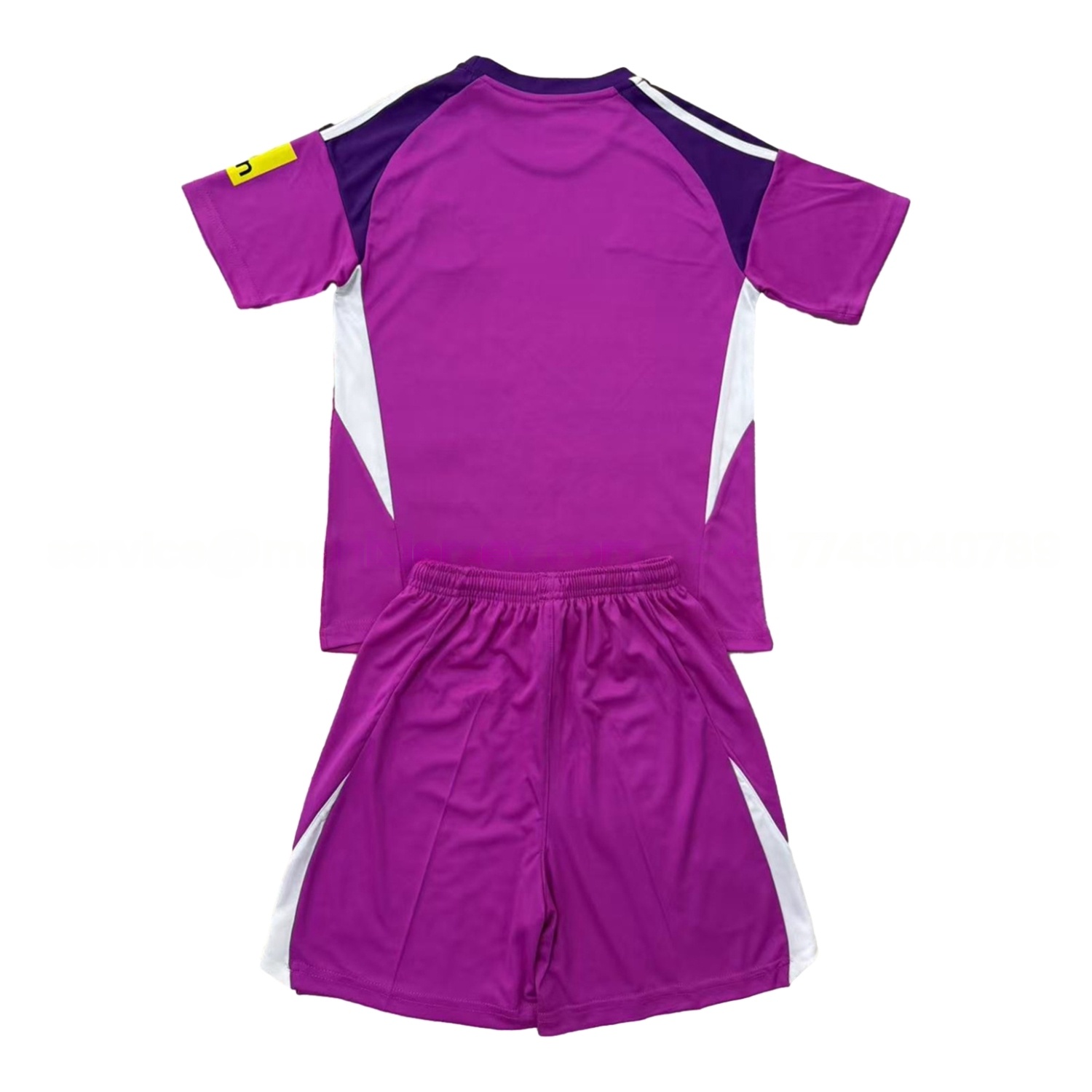 Newcastle United 25-26 Purple Goalkeeper Kids Kit - Unitedfutballjersey