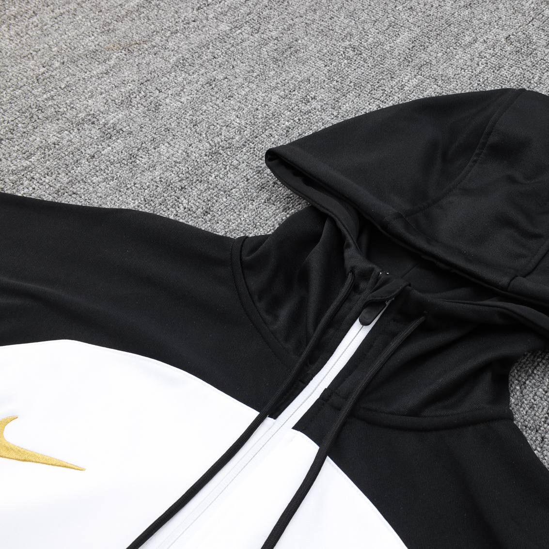 Che 23-24 Men's Training Hoodie + Pants - White - Unitedfutballjersey