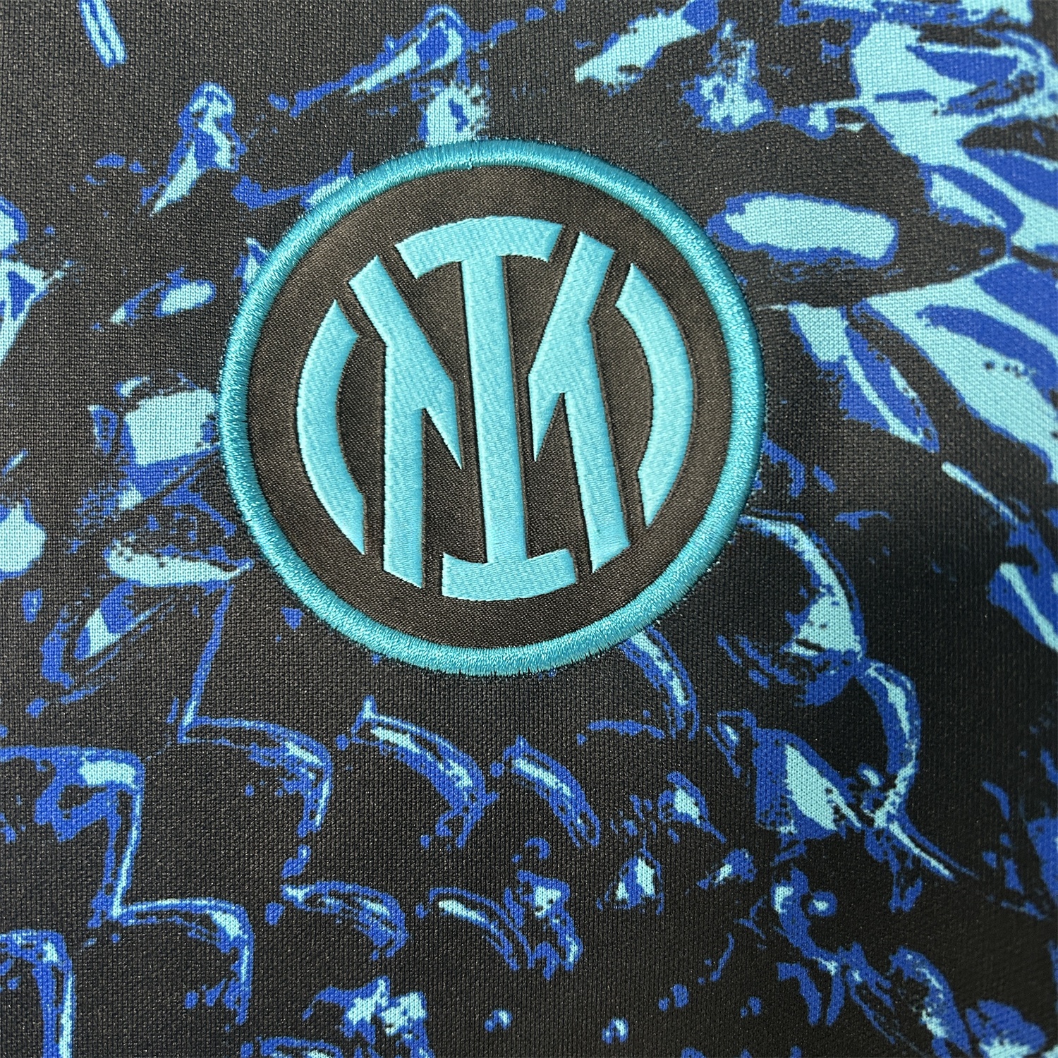 Inter Milan 25-26 Blue Snake Pattern Pre-Match Training Jersey - Fans Version - Unitedfutballjersey