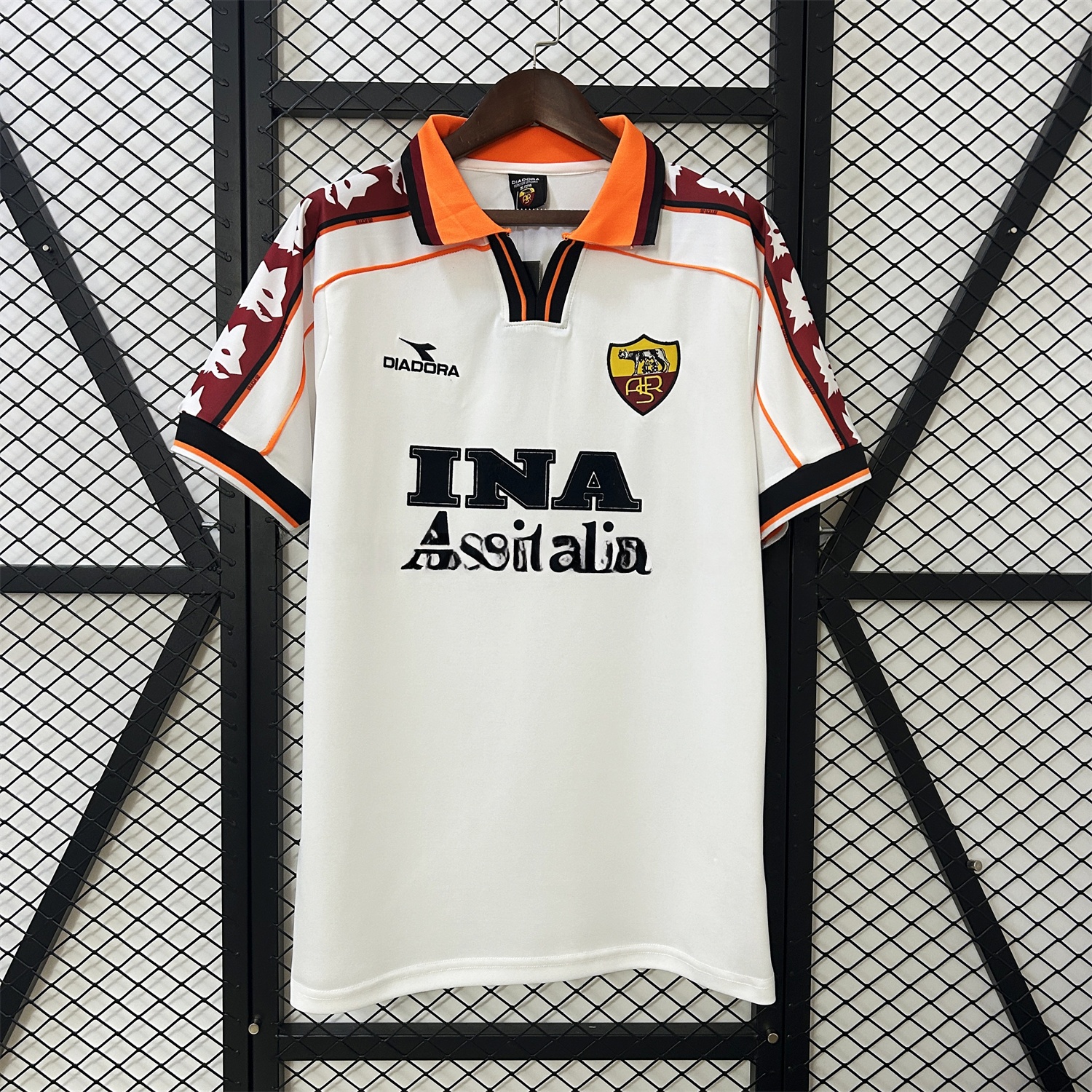 Retro Roma 1998-99 Away Jersey - Unitedfutballjersey
