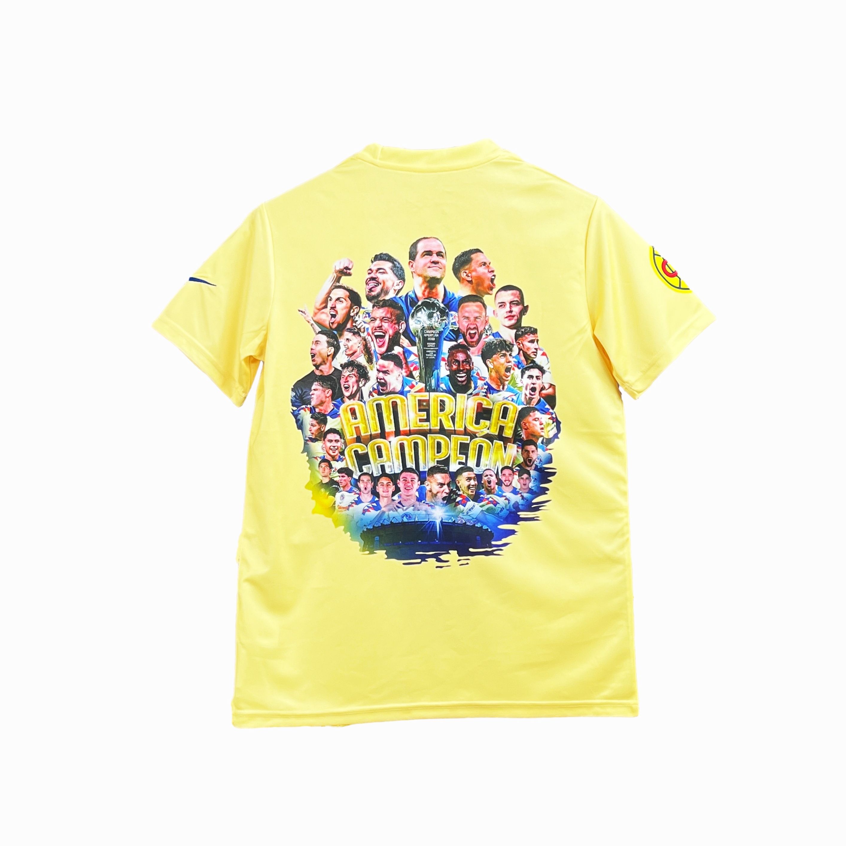 América 23-24 Champion Commemorative Edition Jersey - Fans Version - Yellow - Unitedfutballjersey