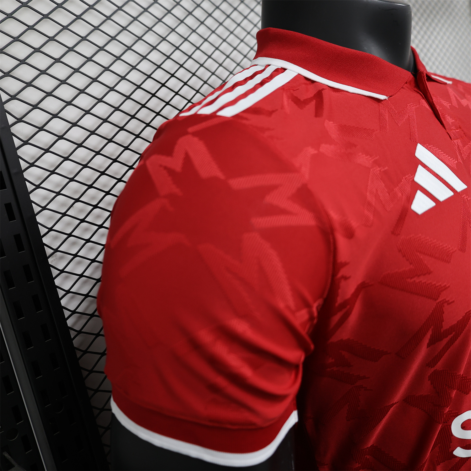 Manchester United 24-25 Red POLO Jersey - Player Version - Unitedfutballjersey