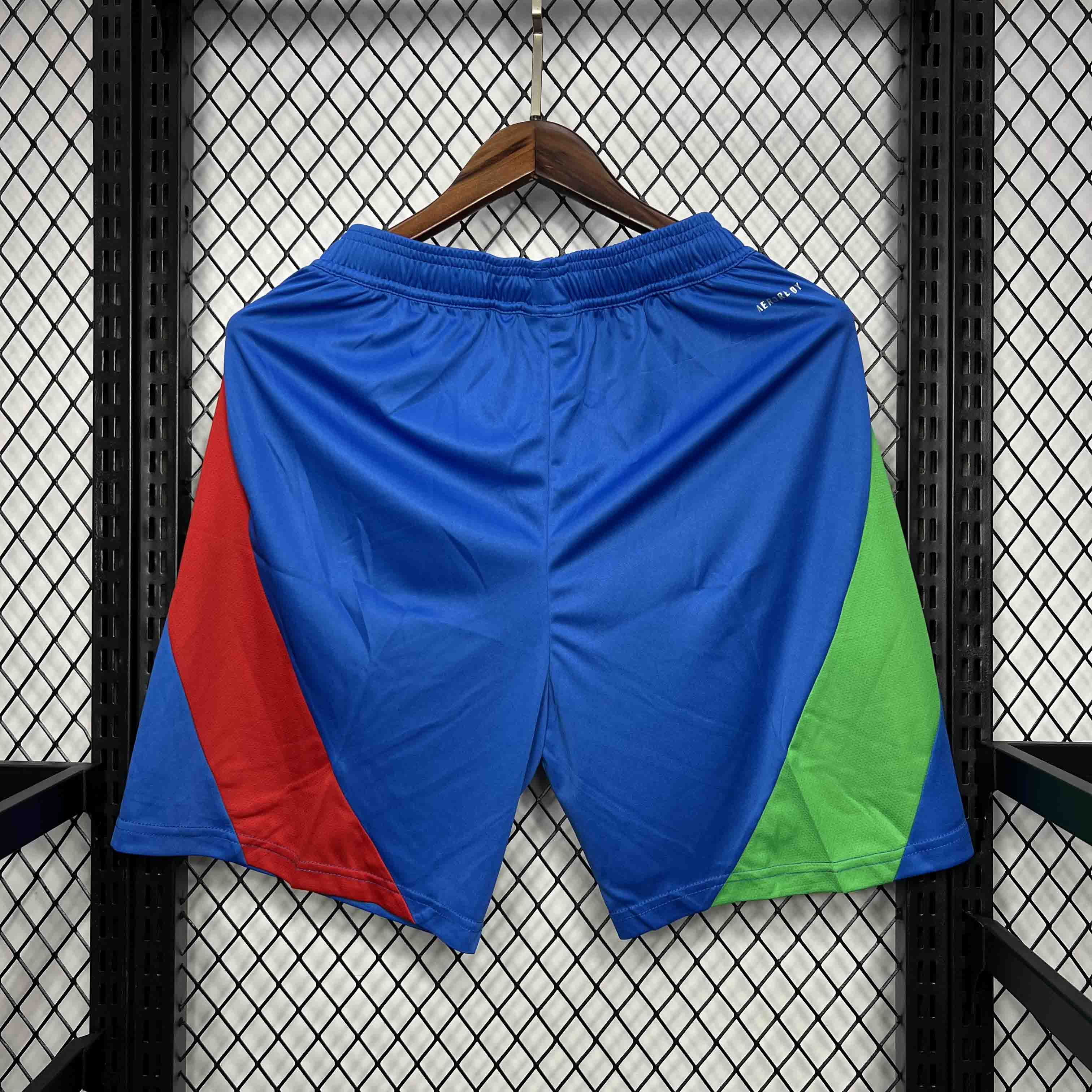 Italy 2024 Away Shorts - Fans Version - Unitedfutballjersey
