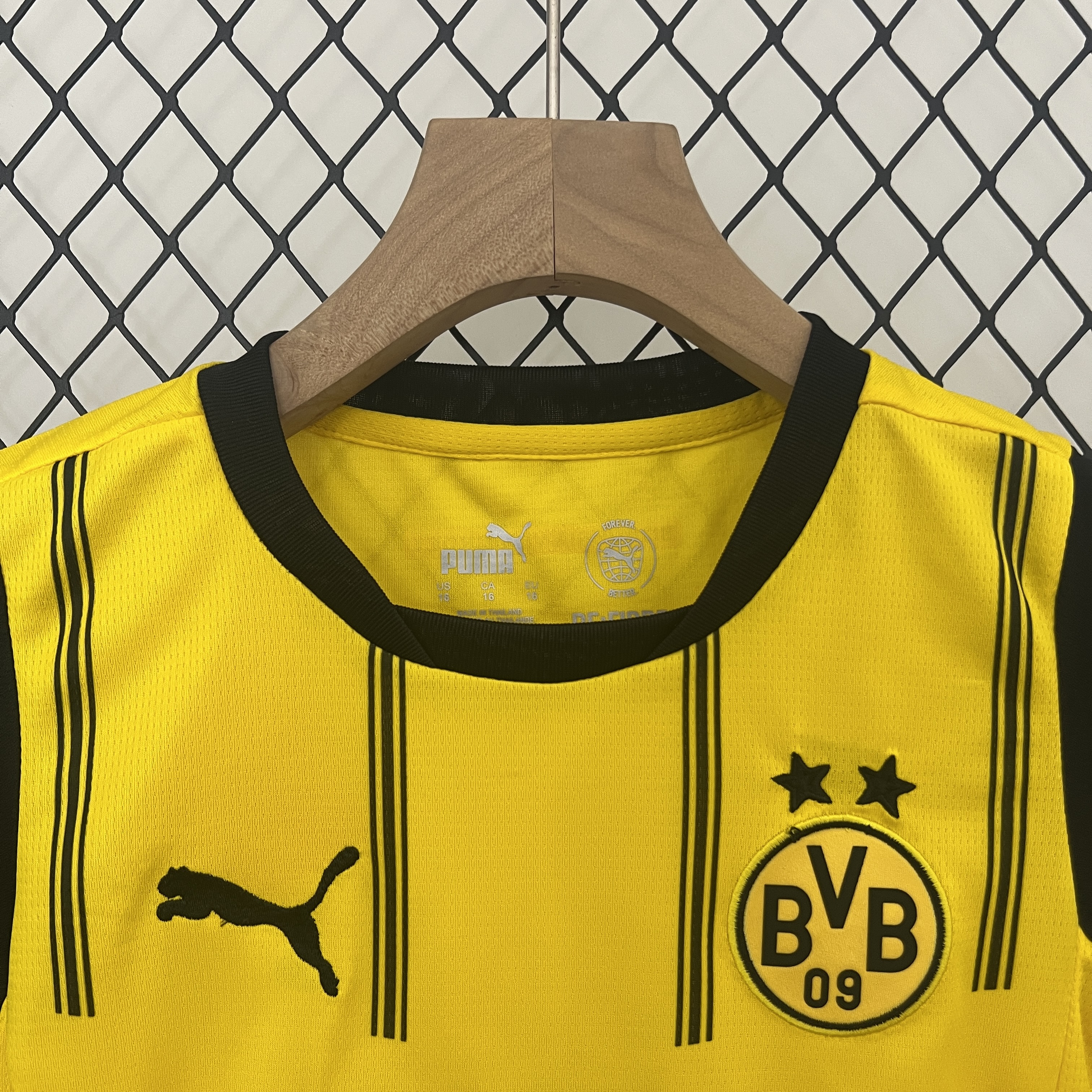 Dortmund 24-25 Home Stadium Kids Kit - Unitedfutballjersey