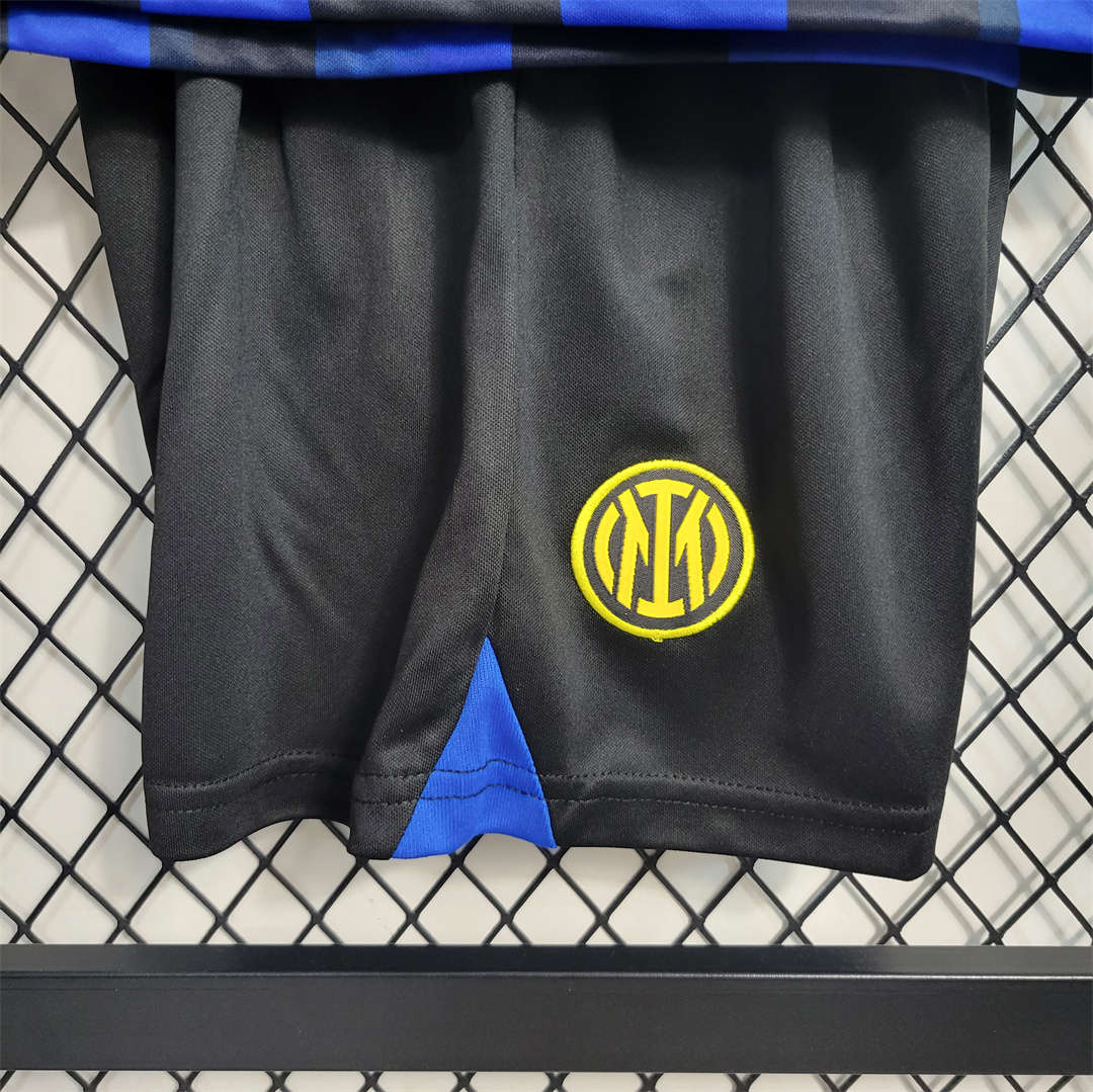 Inter Milan 23-24 Home Kids Kit - Unitedfutballjersey