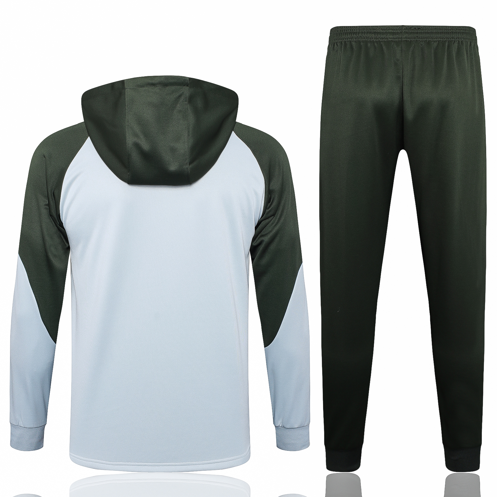 B.A.R.S.A 23-24 Men's Training Hoodie + Pants - Light Grey - Unitedfutballjersey