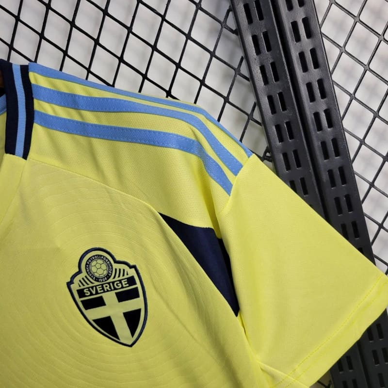 Sweden 2024 Home Stadium Jersey - Fans Version - Unitedfutballjersey