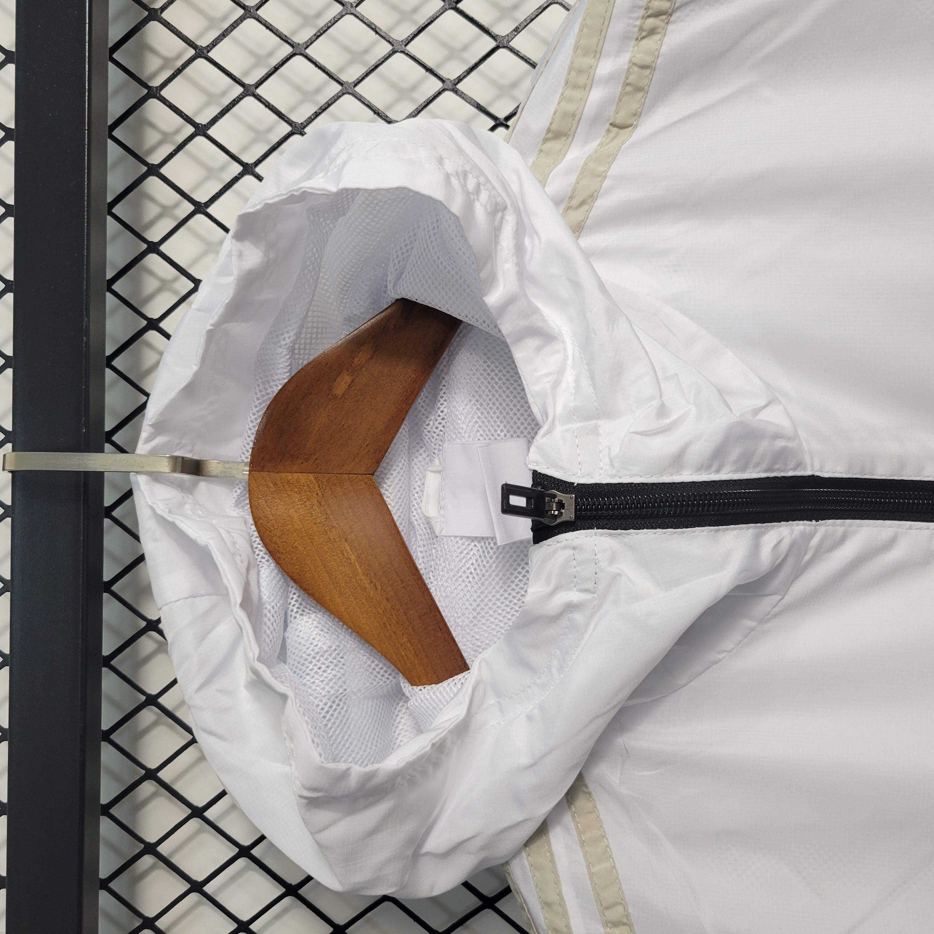 Belgium 23-24 Player Windbreaker Jacket - Black & White - Unitedfutballjersey