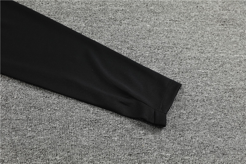 AC Milan 23-24 Kids Long Sleeve Training Set Black - Unitedfutballjersey