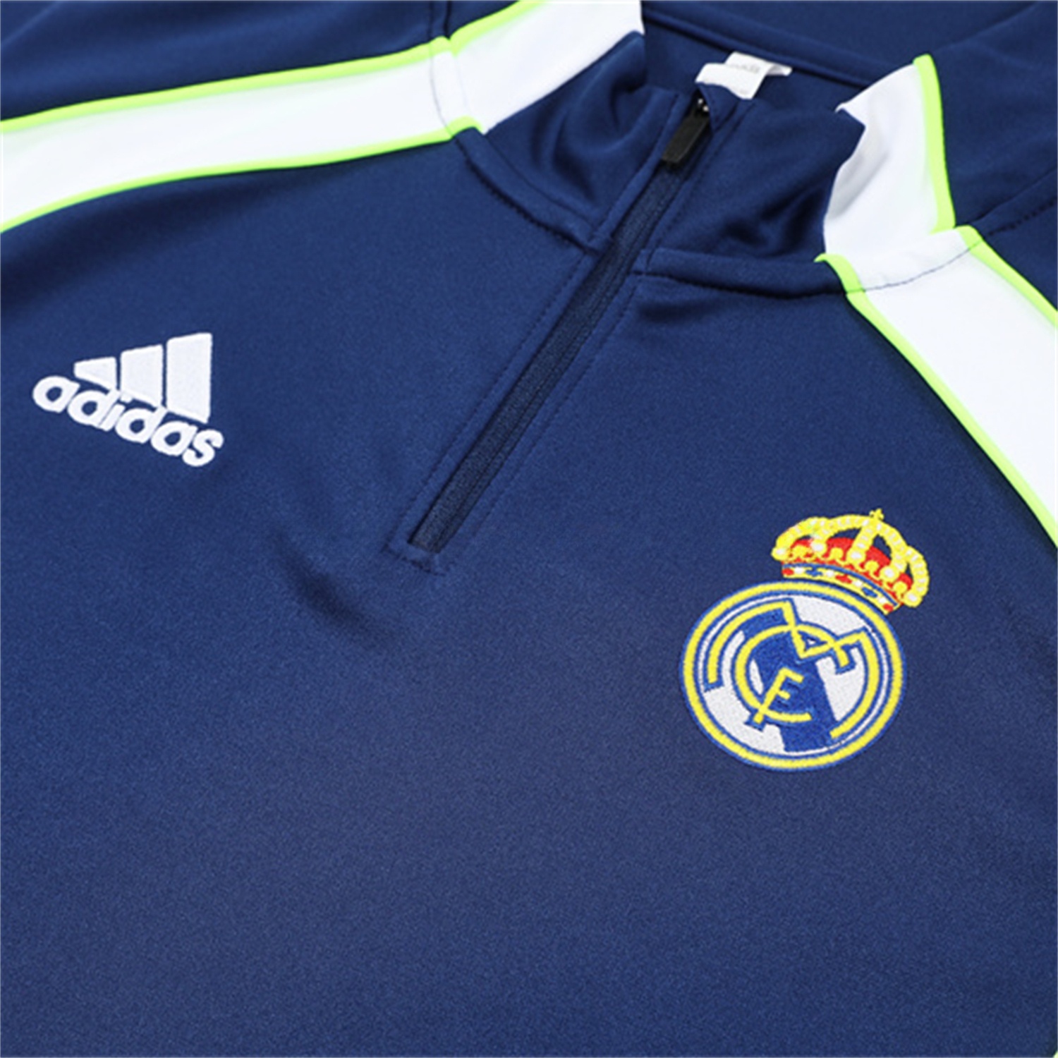 Real Madrid 25-26 Kids Long Sleeve Training Set - Throwback Royal Blue Top and Pants - Unitedfutballjersey