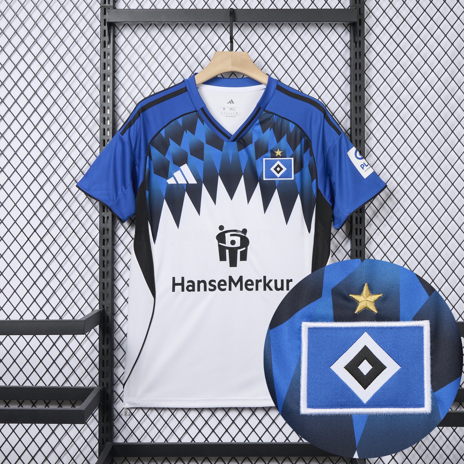 【Embroidered Team Badge】Hamburger SV 25-26 Home Jersey - Fans Version - Unitedfutballjersey