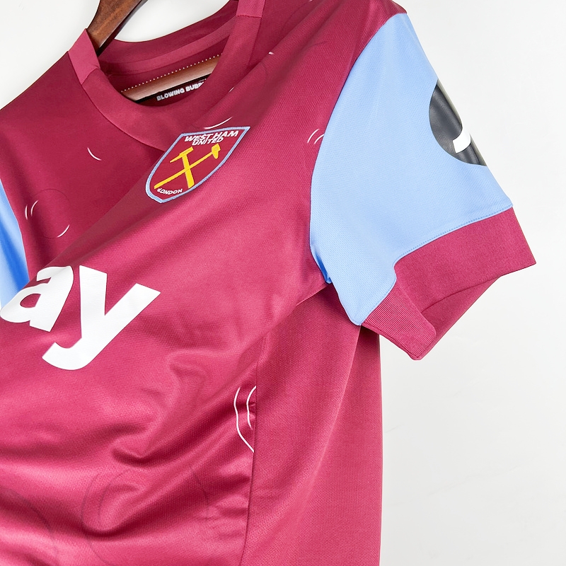 West Ham United 23-24 Home Stadium Jersey - Fans Version - Unitedfutballjersey