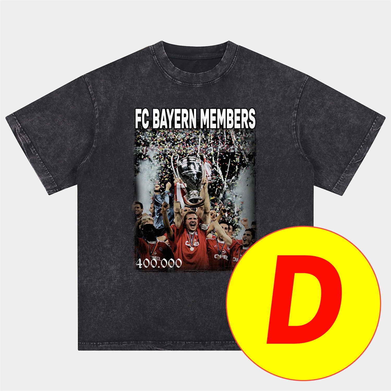 Bayern Munich 2025 125th Anniversary Memory Fragments Oversized Washed T-Shirt - Unitedfutballjersey