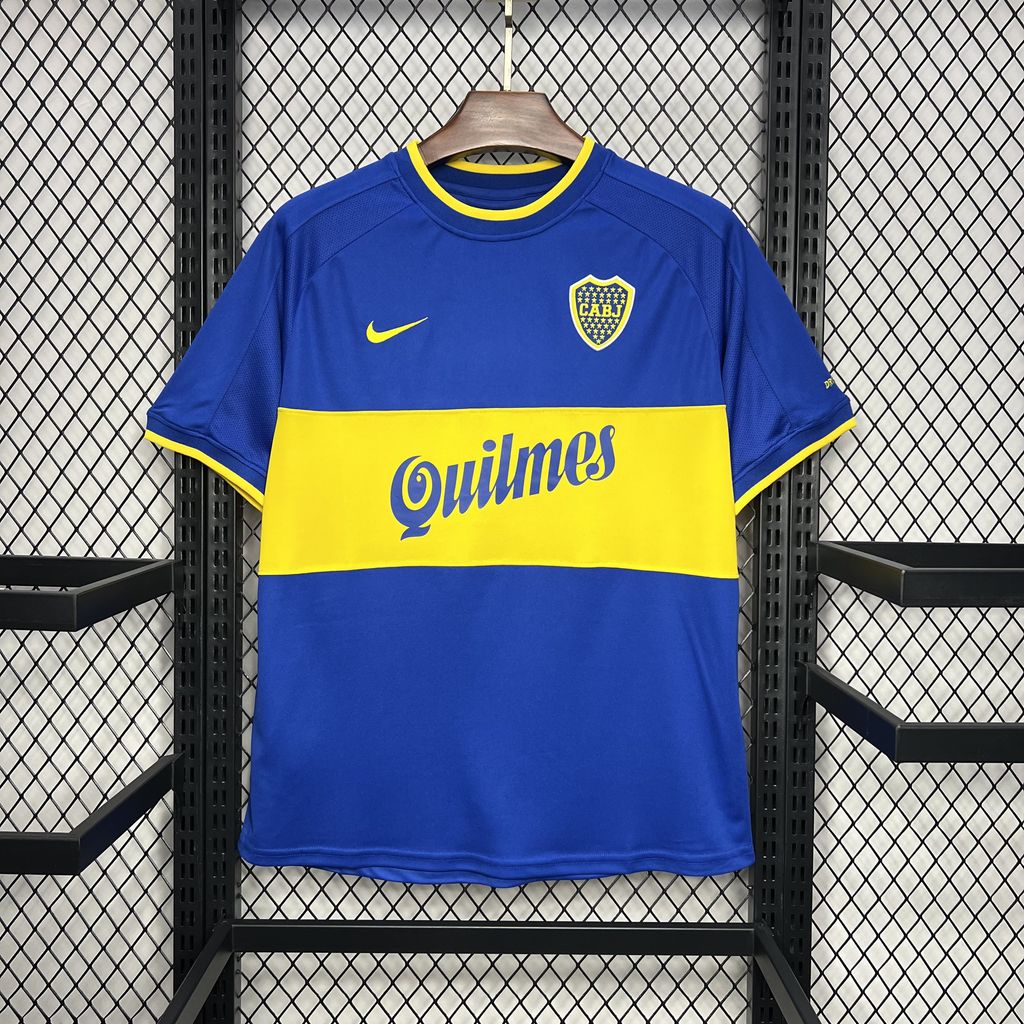 Retro Boca Juniors 2000-01 Home Jersey - Unitedfutballjersey