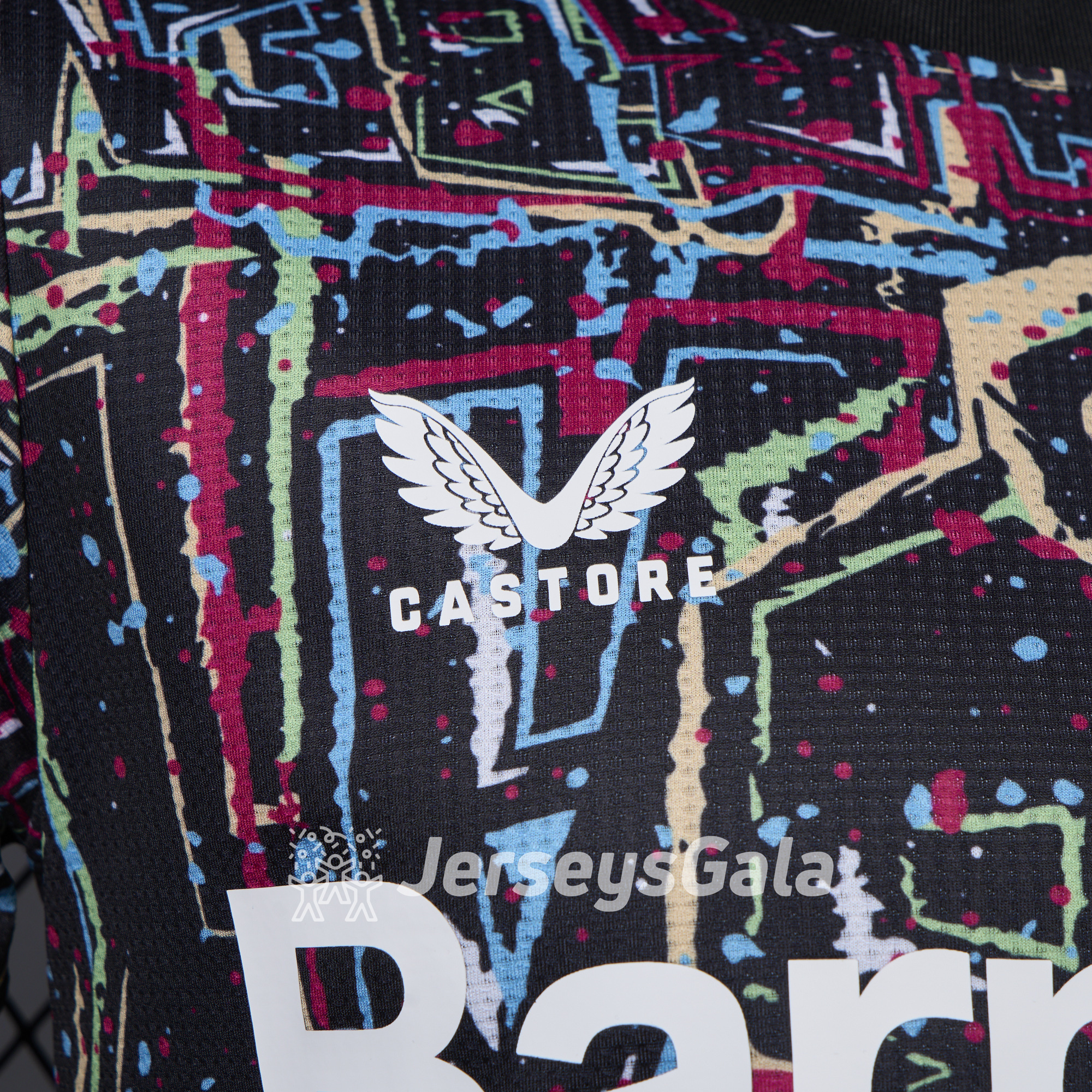 Bayer 04 Leverkusen 24-25 Black Graffiti Special Edition Jersey - Player Version - Unitedfutballjersey