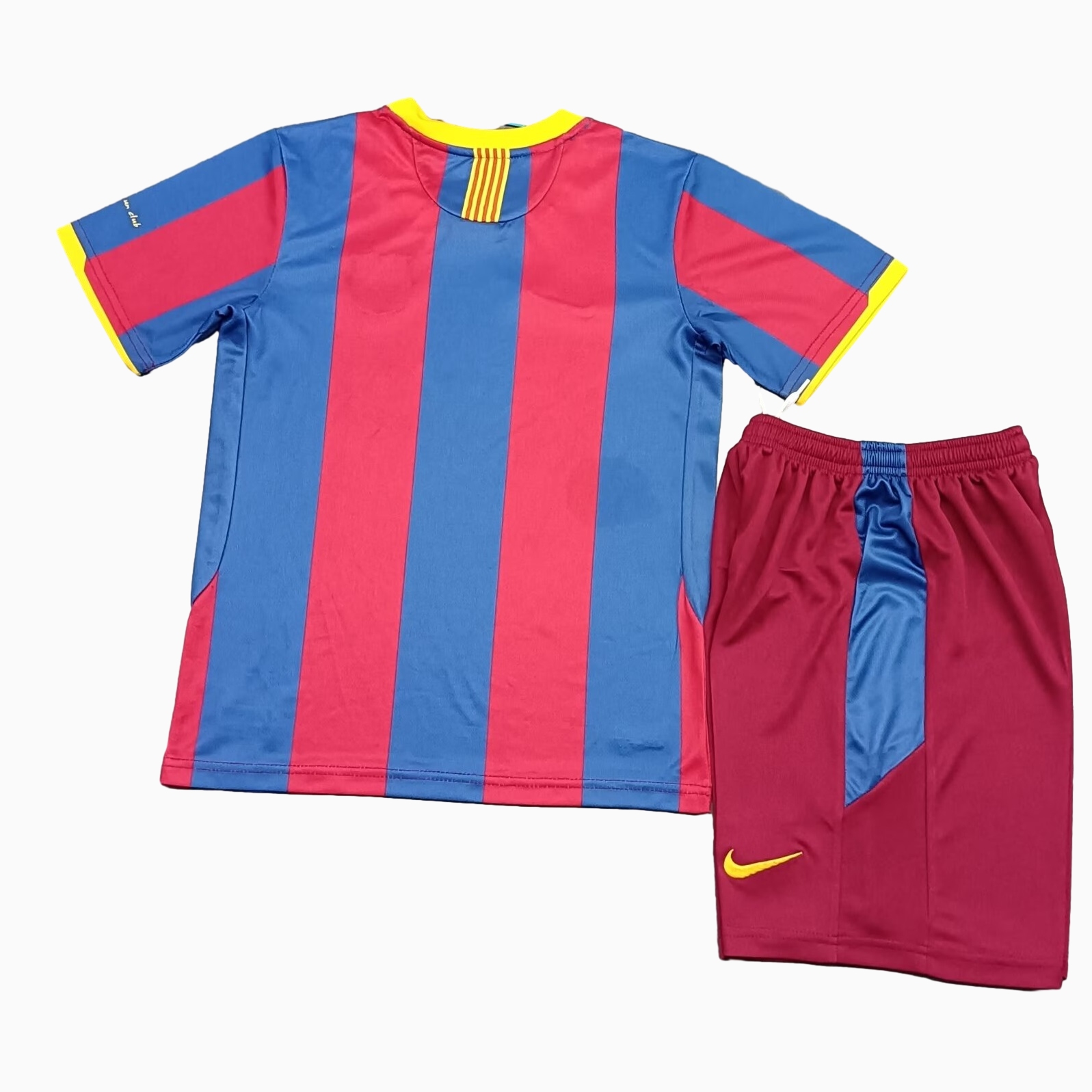 B.A.R.S.A Retro 2010-11 Home Stadium Kids Kit - Unitedfutballjersey