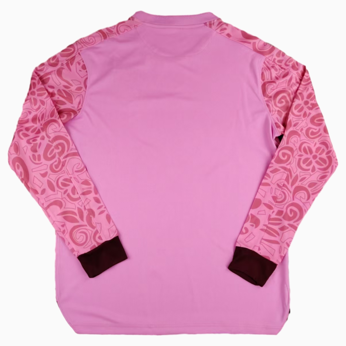 FC Palestina 23-24 Pink Patterned Long Sleeve Jersey with Arabic - Unitedfutballjersey