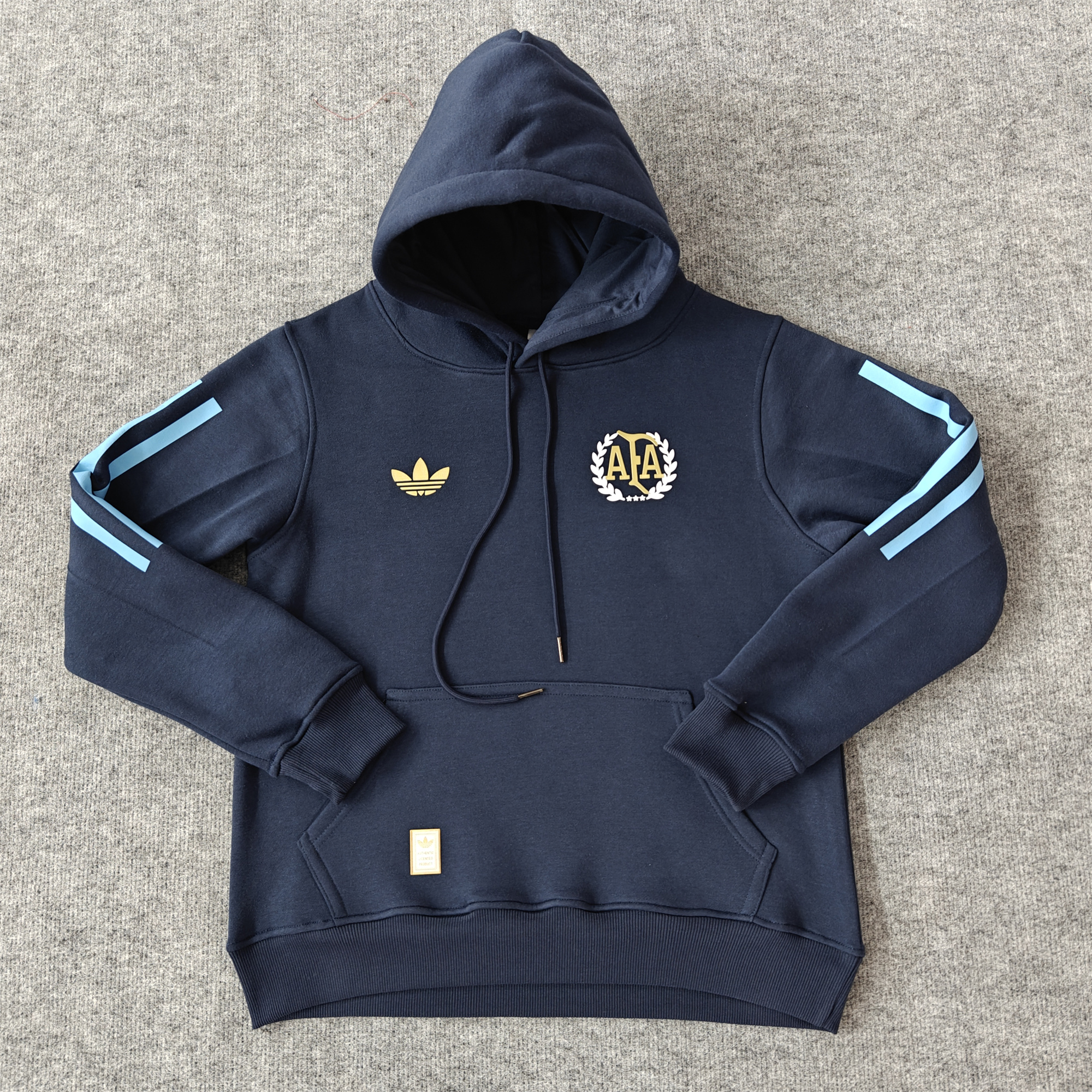 Argentina 24-25 Adi 50 Years Anniversary Hoodie - Deep Blue - Unitedfutballjersey