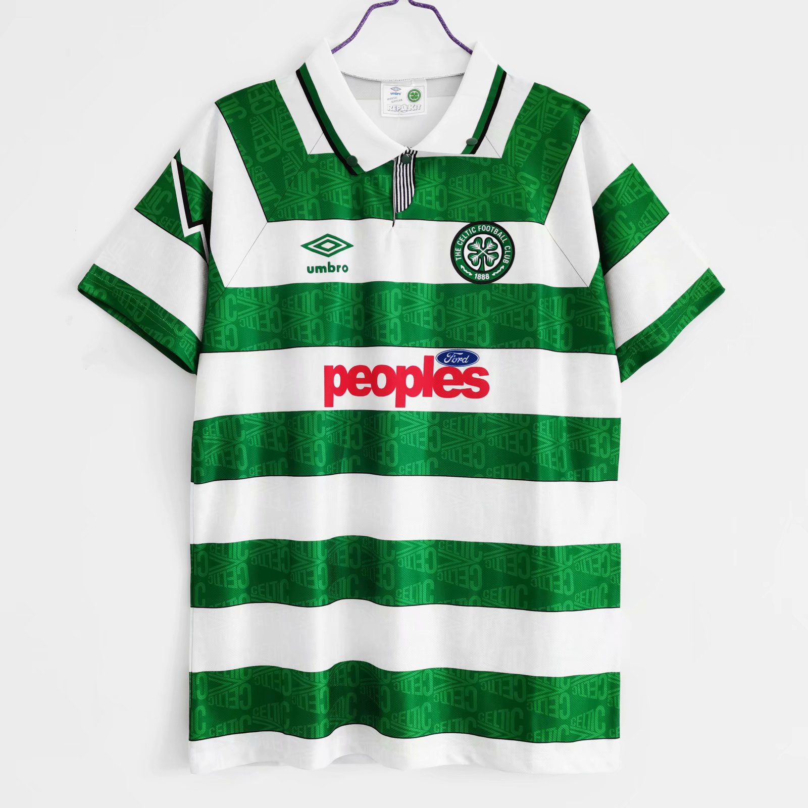 Retro Celtic 1991-92 Home Stadium Jersey - Unitedfutballjersey