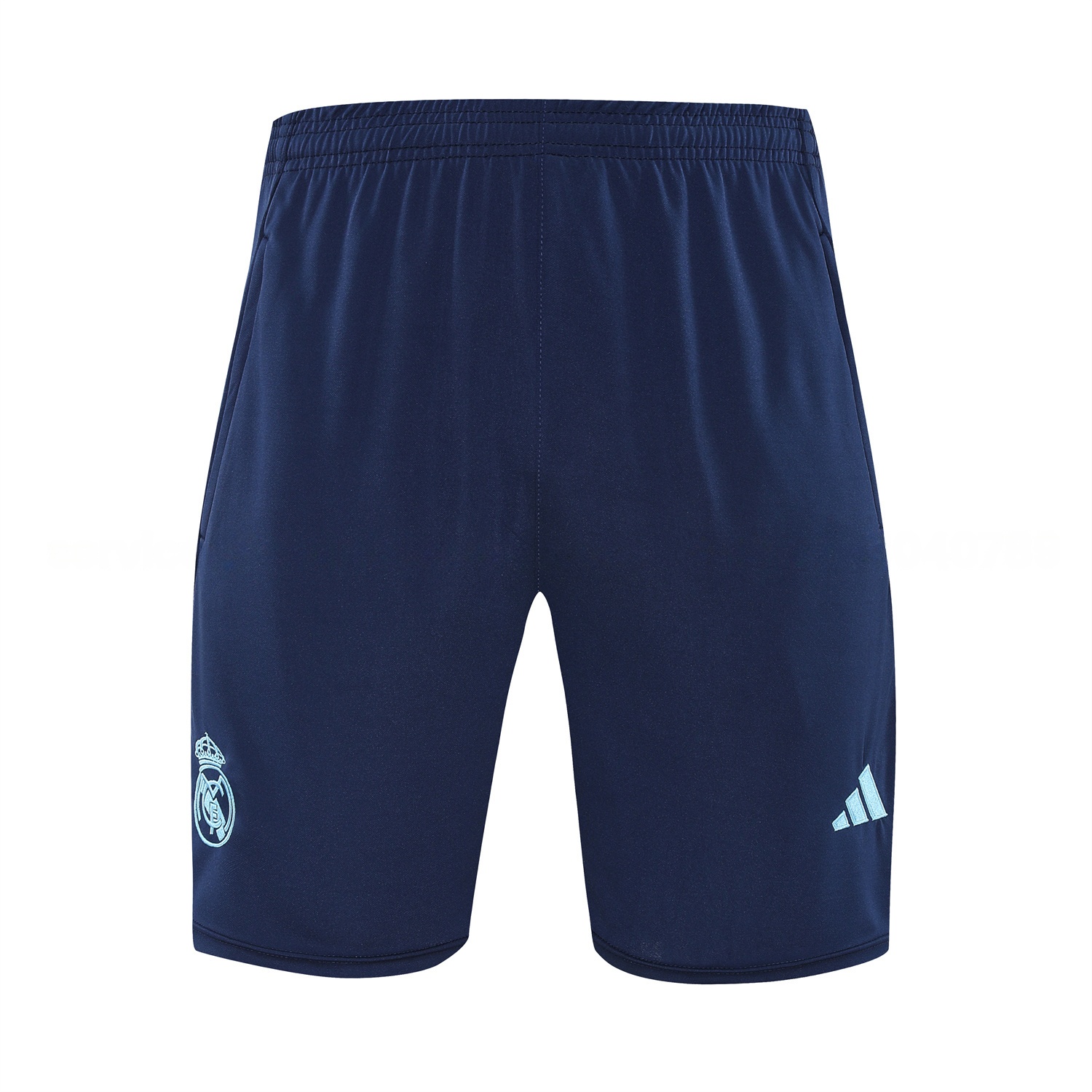 Real Madrid 25-26 Vest Training Set - Blue Water Pattern Top & Deep Blue Shorts - Unitedfutballjersey