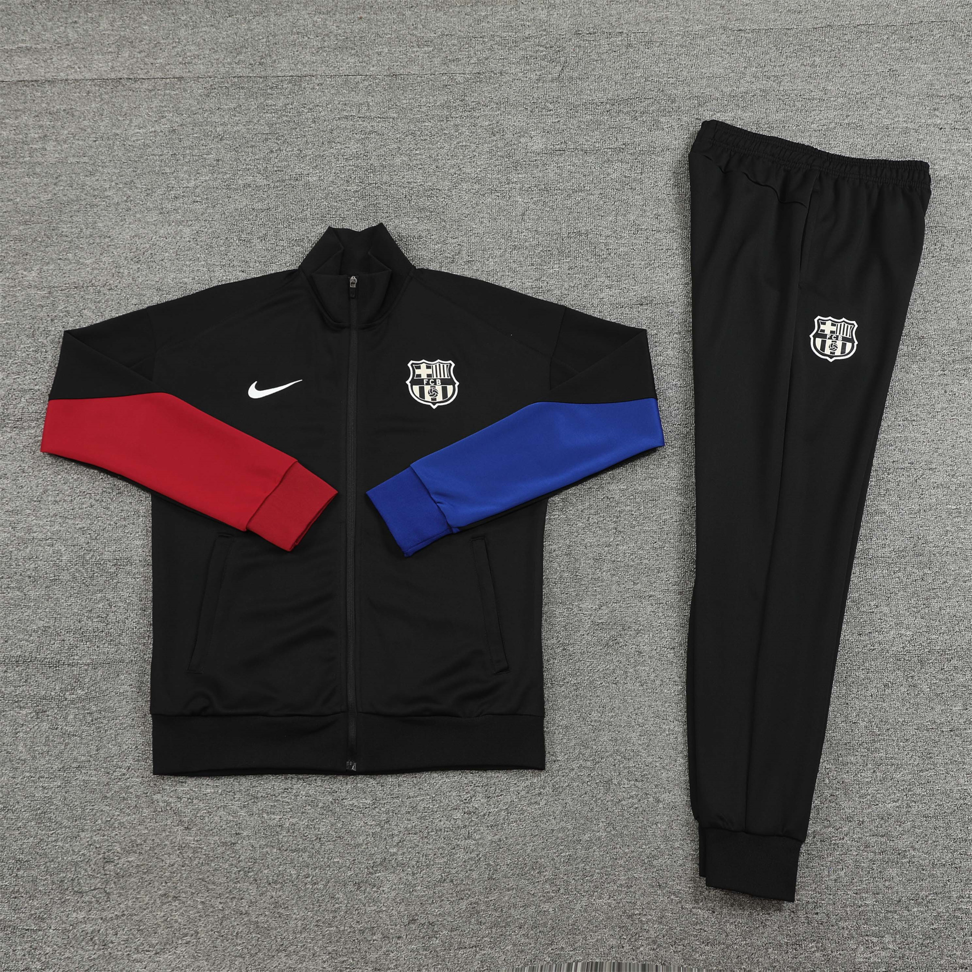 Barcelona 24-25 Jacket Training Tracksuit - Black - Unitedfutballjersey