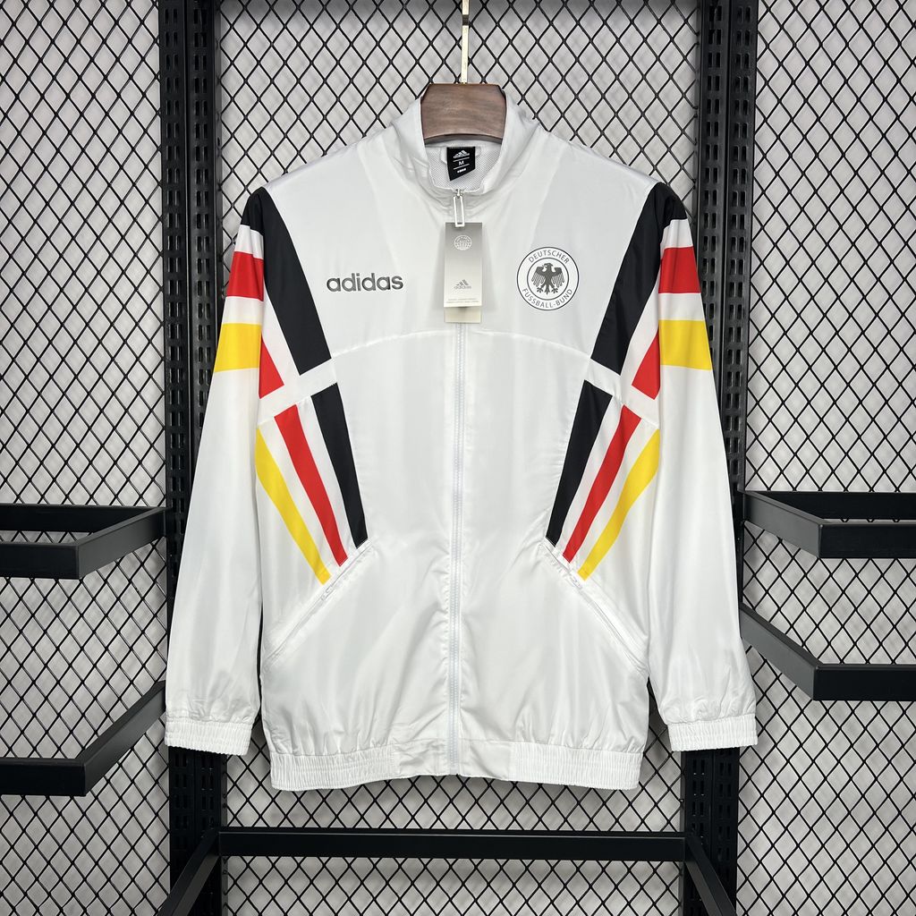 Germany 2024 White Windbreaker - Player Version - Unitedfutballjersey