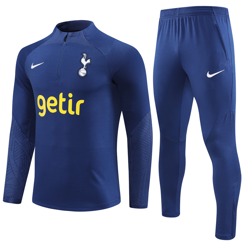 Tottenham Hotspur 23-24 Long Sleeve Training Set -Totten Blue - Unitedfutballjersey