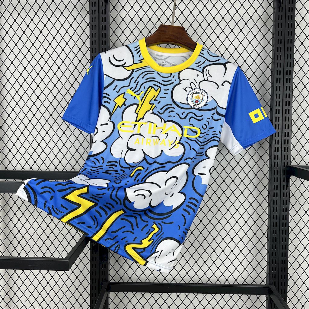 Manchester City 24-25 Blue Fan-designed Special Edition Jersey - Fans Version - Unitedfutballjersey