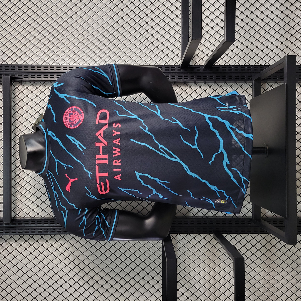 Manchester City 23-24 Third Jersey - Player Version - Unitedfutballjersey