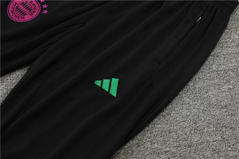 Bayern Munich 23-24 Kids Long Sleeve Training Set Black - Unitedfutballjersey