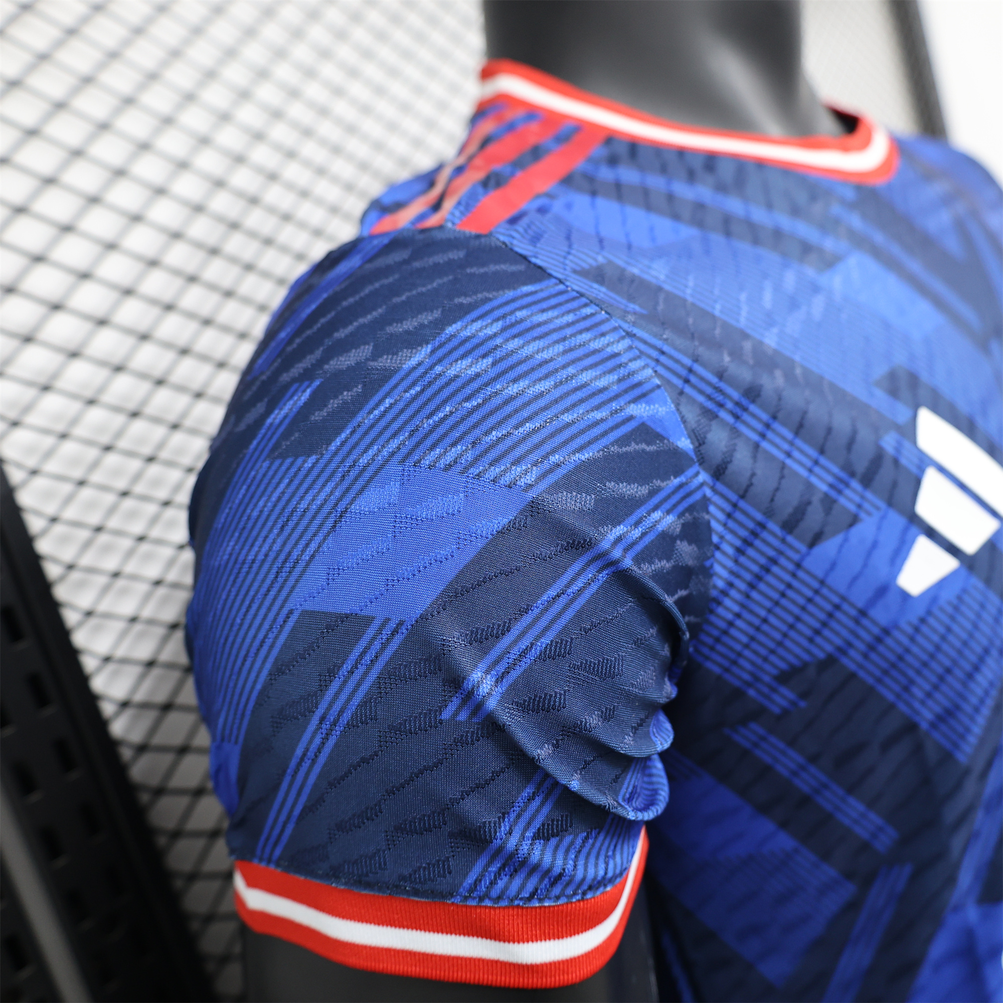 Manchester United 24-25 Blue Stripe Special Edition Jersey - Player Version - Unitedfutballjersey