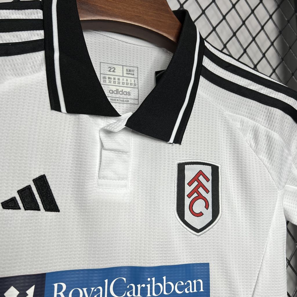 Fulham 24-25 Home Stadium Kids Kit - Unitedfutballjersey