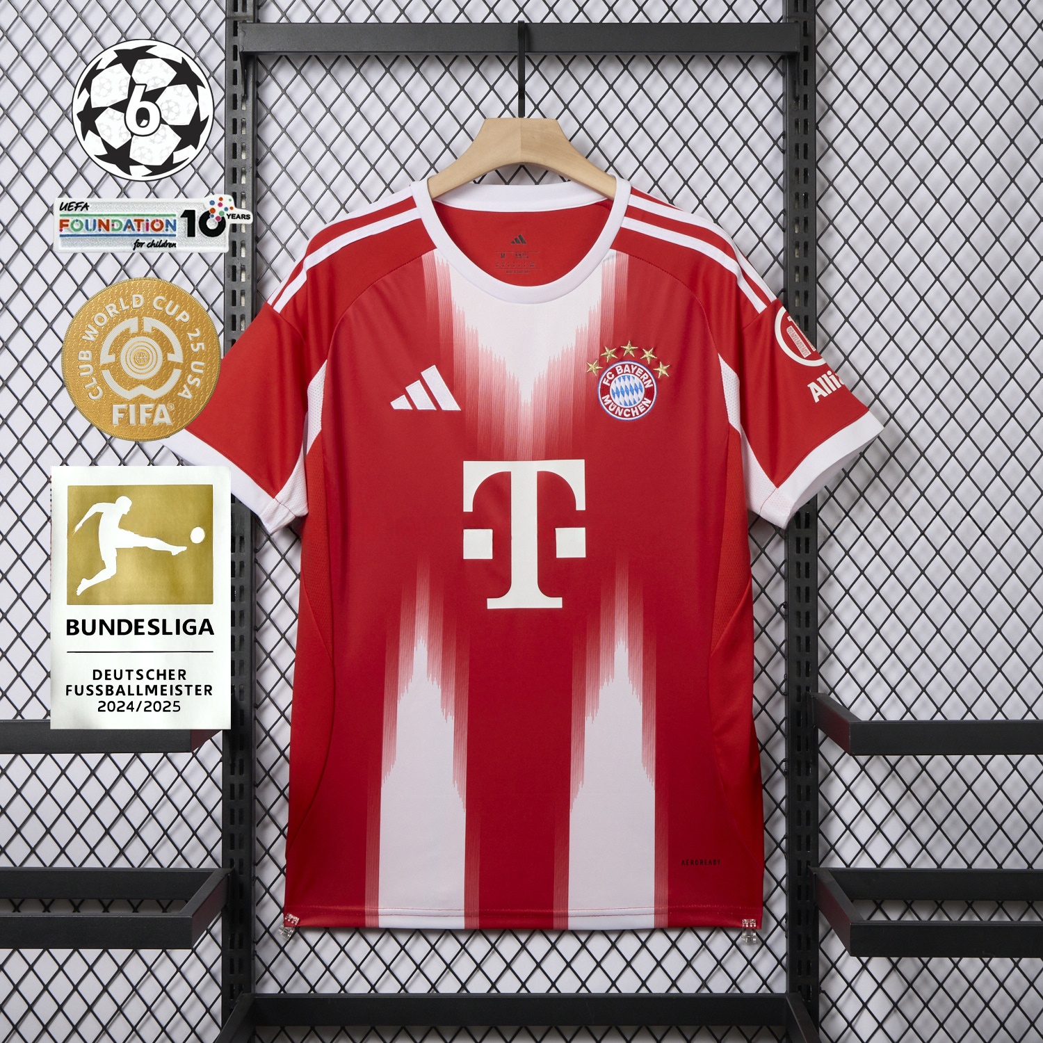 Bayern Munich 25-26 Home Red Jersey - Fans Version - Unitedfutballjersey