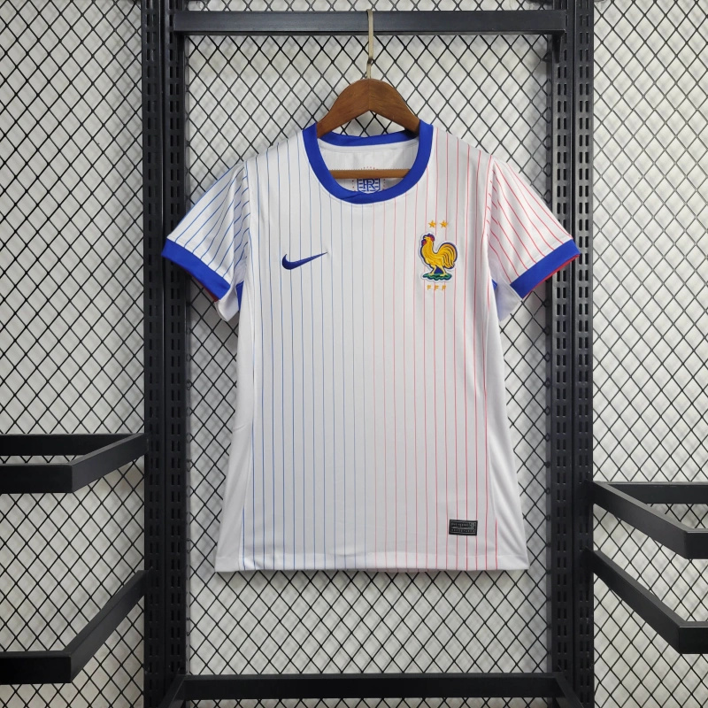 Women's France 2024 Away Stadium Jersey - Unitedfutballjersey