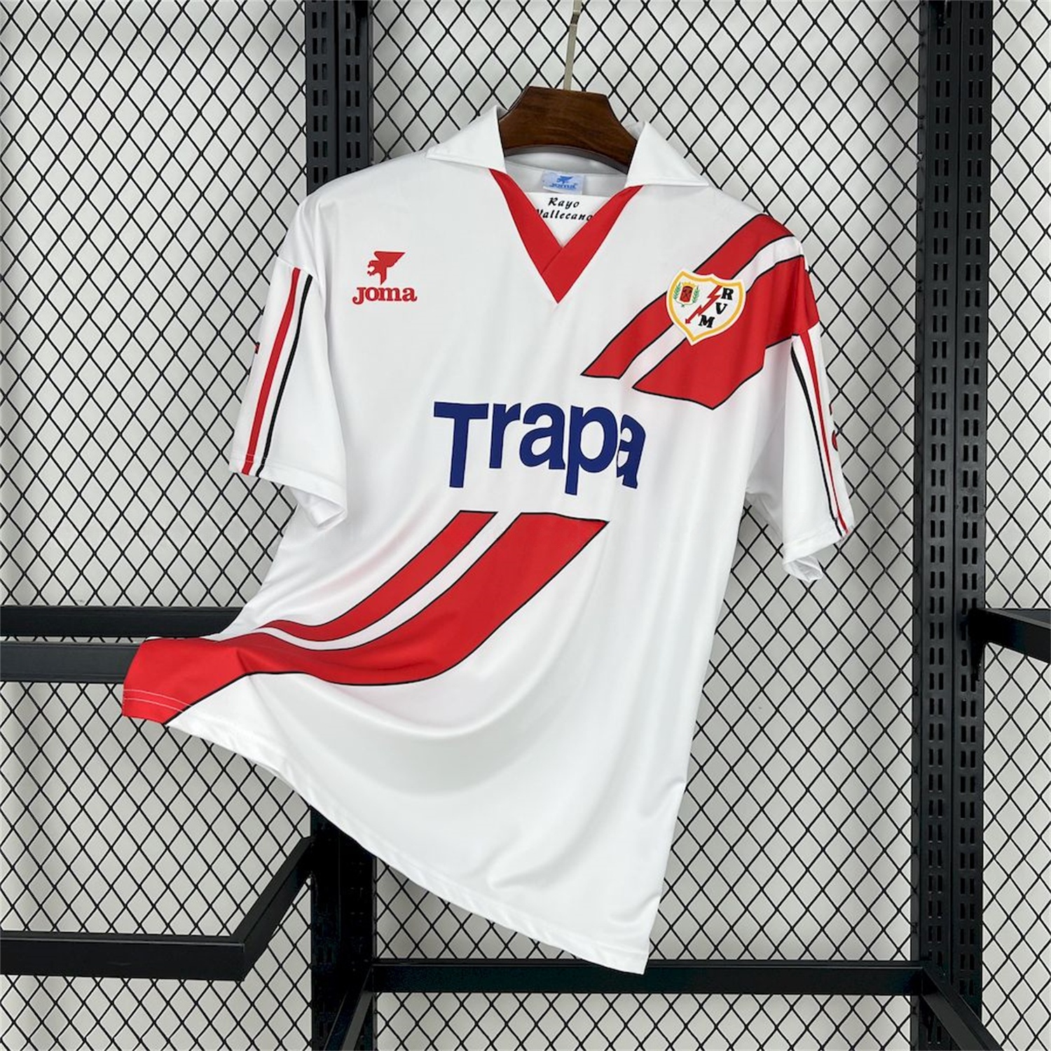 Retro Rayo Vallecano 1997-98 Home Jersey - Unitedfutballjersey