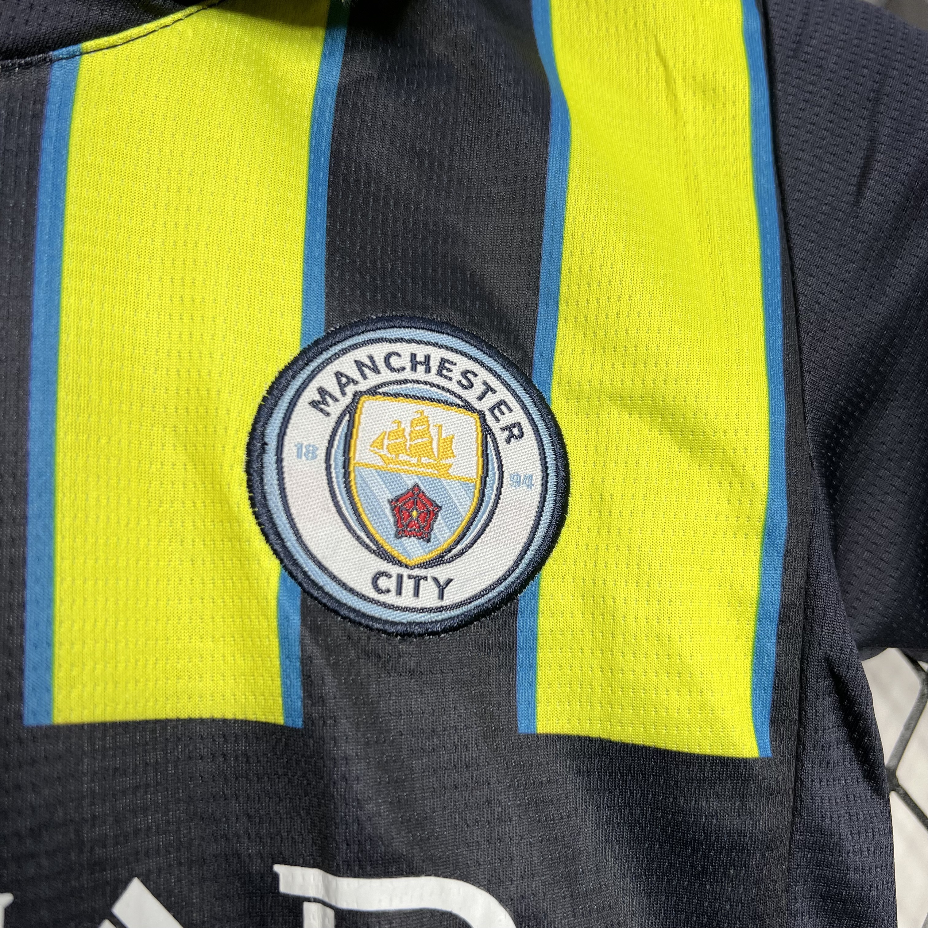 Manchester City 24-25 Away Kids Kit - Unitedfutballjersey