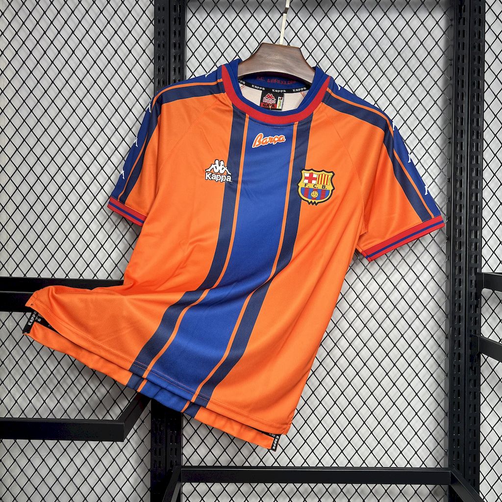 Retro Barcelona 1997-98 Away Jersey - Unitedfutballjersey
