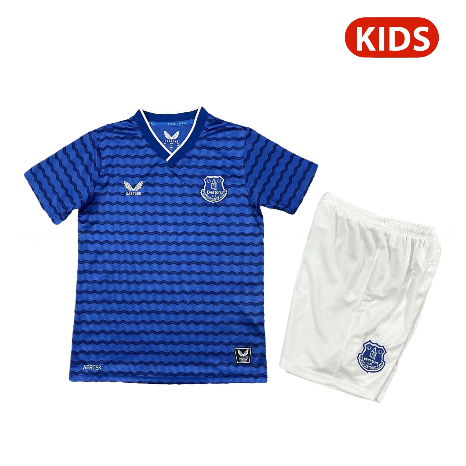 Everton 25-26 Home Kids Kit - Unitedfutballjersey