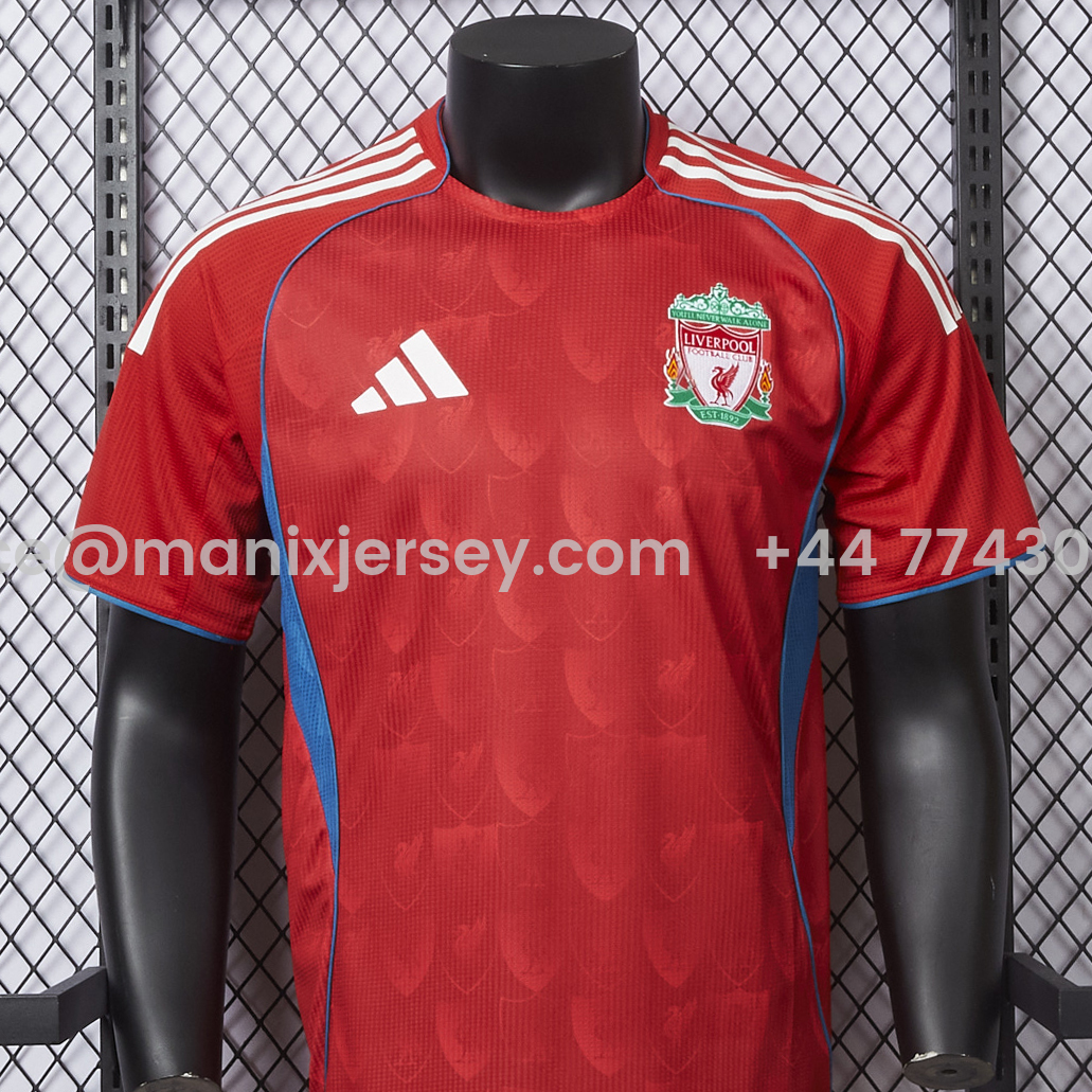 Liver.pool 25-26 Retro Team Logo Totem Special Jersey - Player Version - Unitedfutballjersey