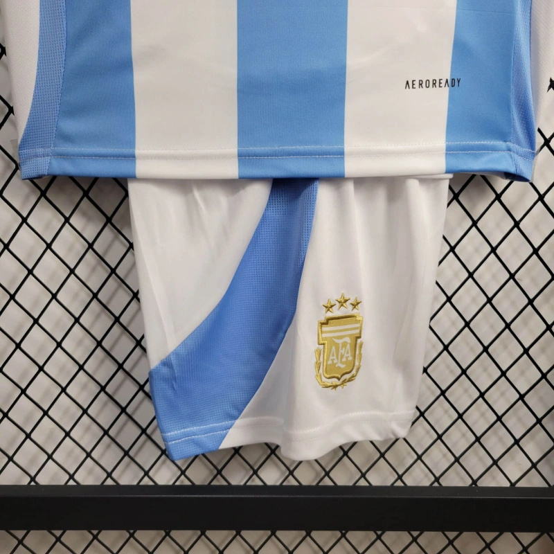 Argentina 2024 Home Stadium Kids Kit - Unitedfutballjersey