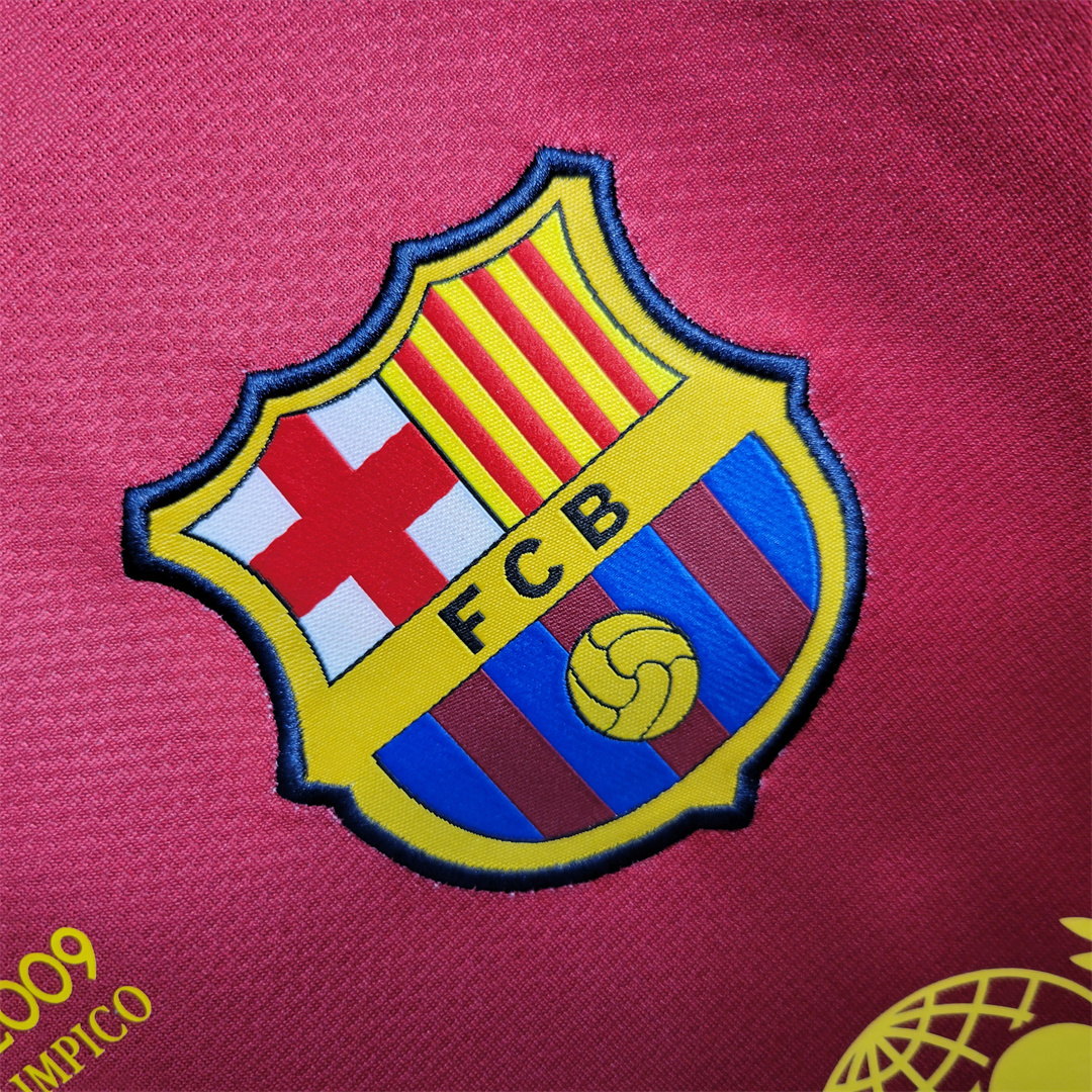 Retro Barcelona 08-09 Home Stadium Jersey - Unitedfutballjersey