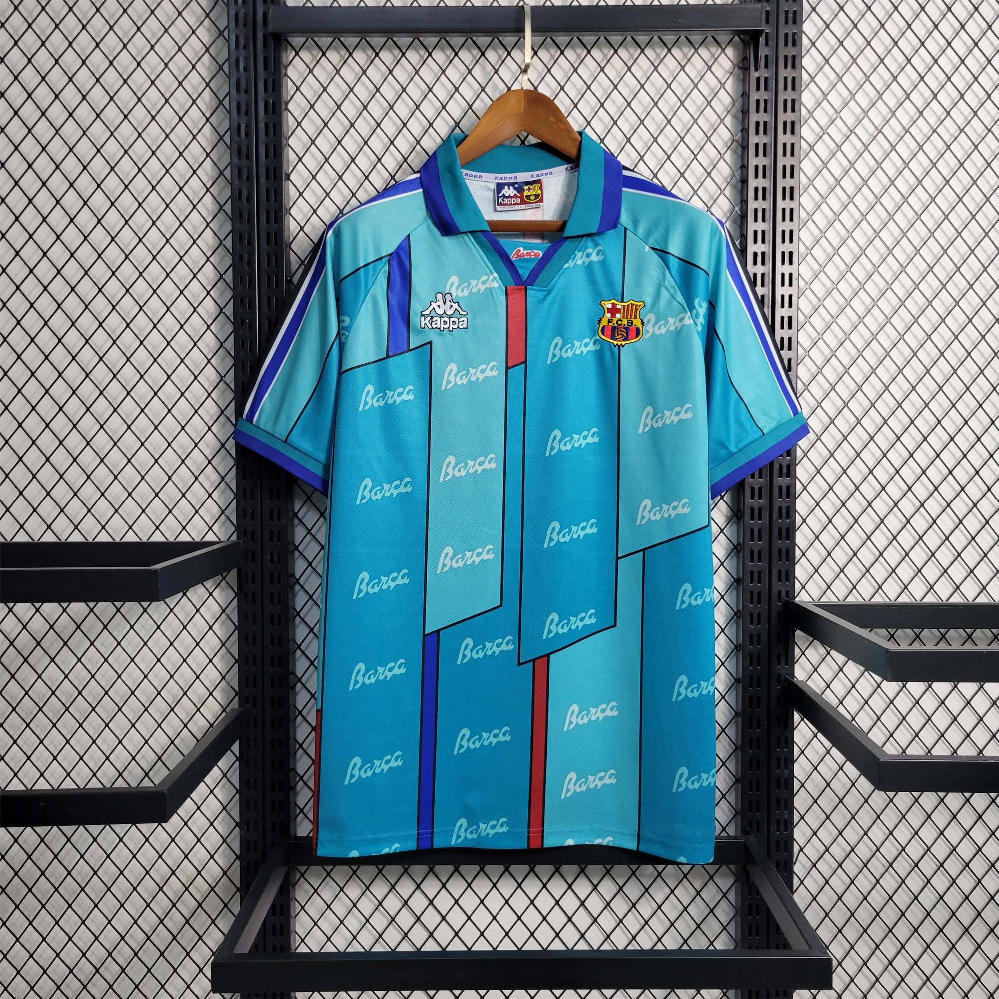 Retro Barcelona 95-97 Away Stadium Jersey - Unitedfutballjersey