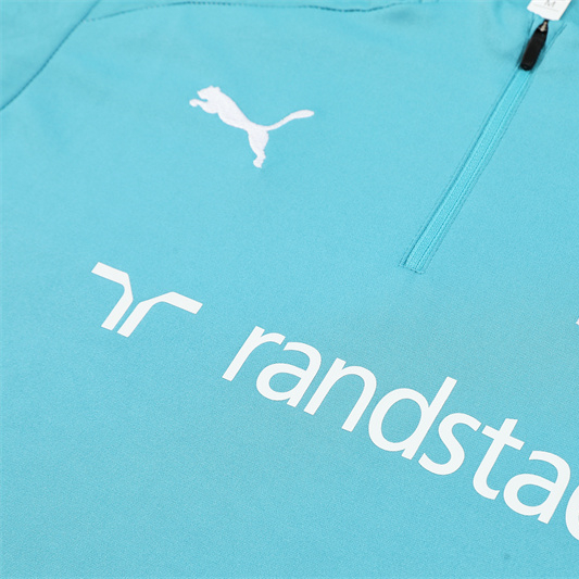 Marseille 24-25 Long Sleeve Training Set - Lake Blue - Unitedfutballjersey